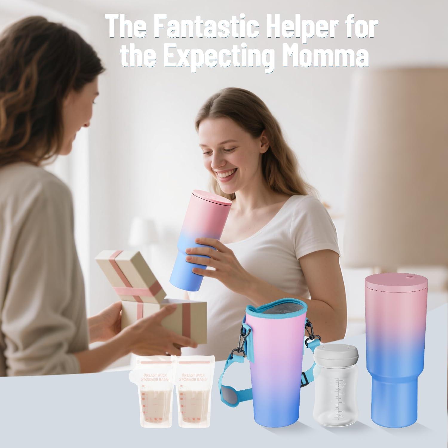 Enfriador de Leche Materna Portátil MOMJOY 1200ml Aislamiento 24h