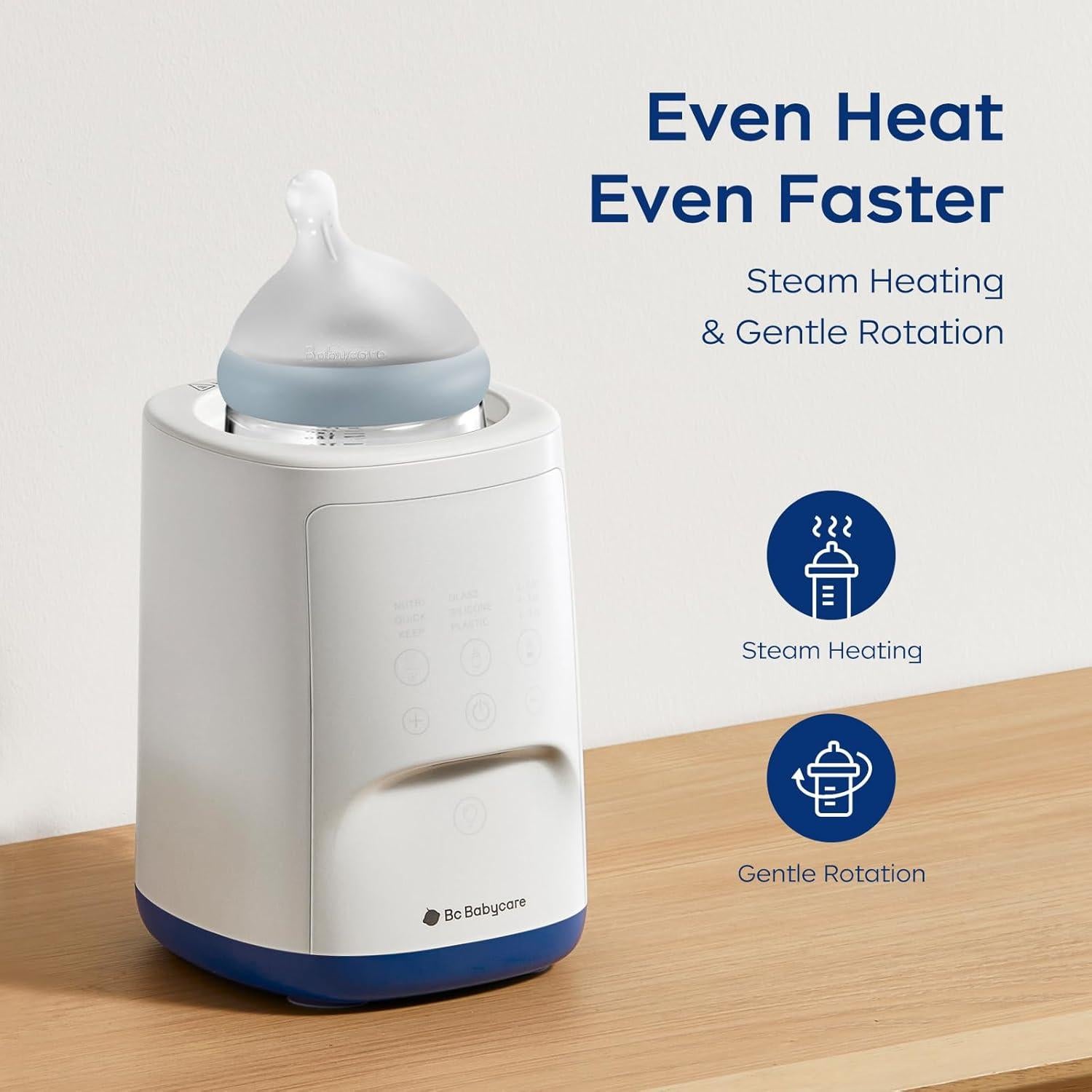 Calentador de Biberones Bc Babycare 10 en 1 Blanco Rápido