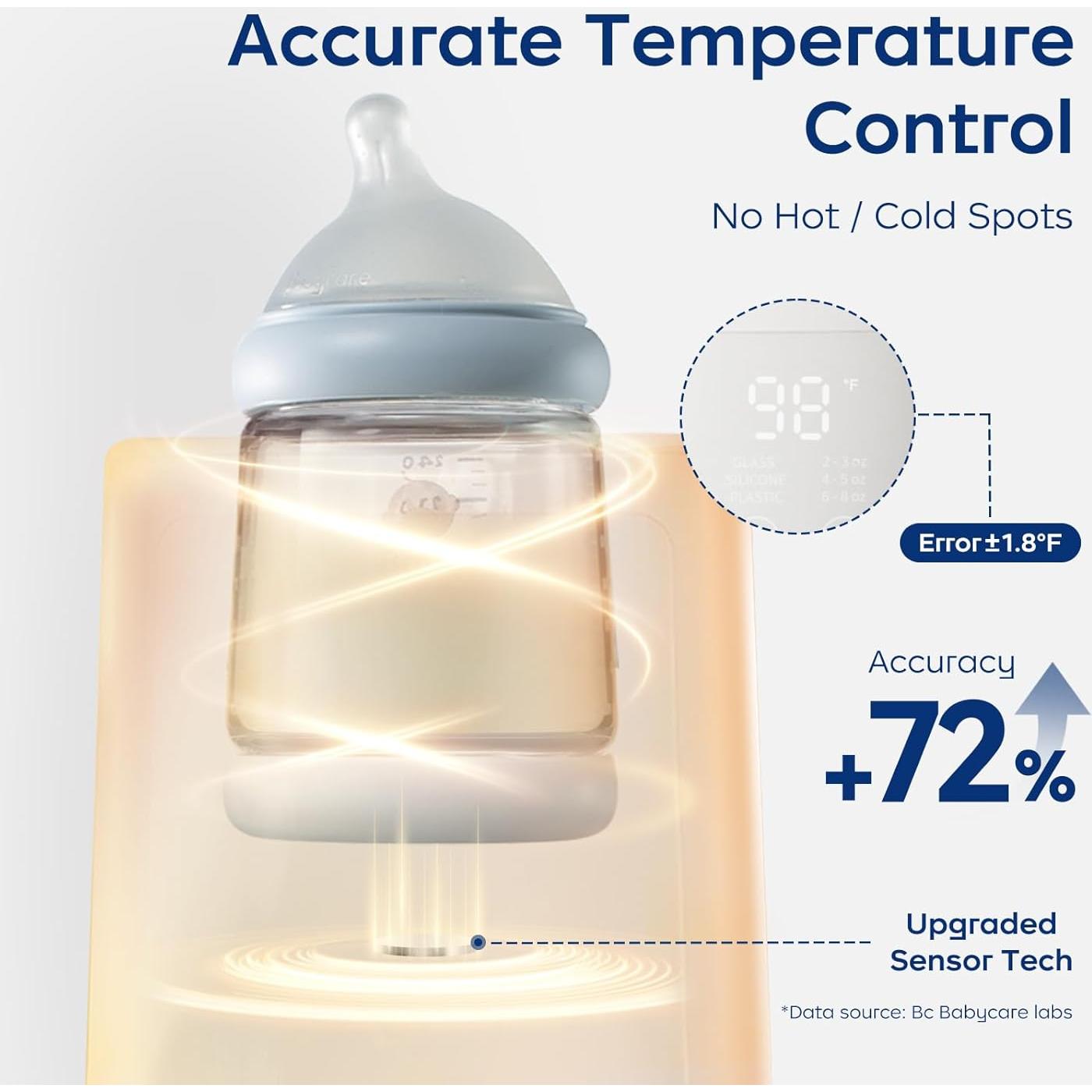 Calentador de Biberones Bc Babycare 10 en 1 Blanco Rápido