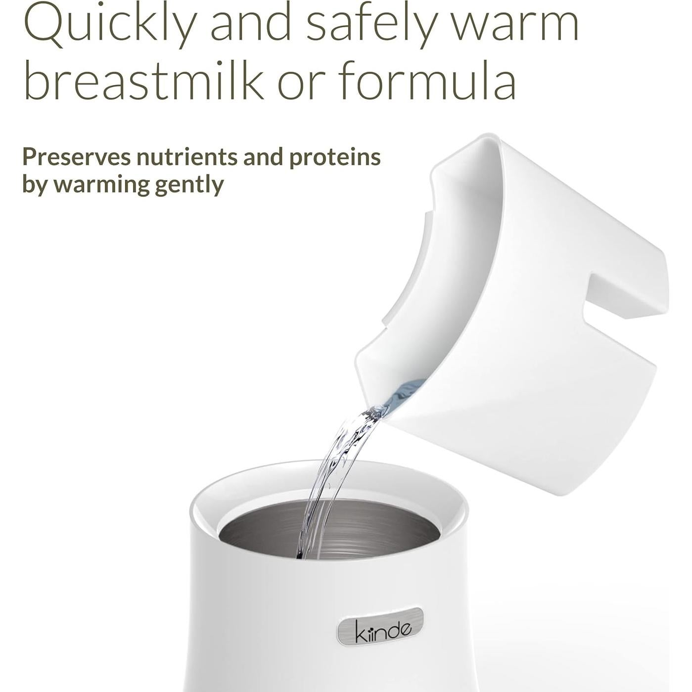Calentador de Biberones Kiinde Kozii Pro con SafeHeat 226g