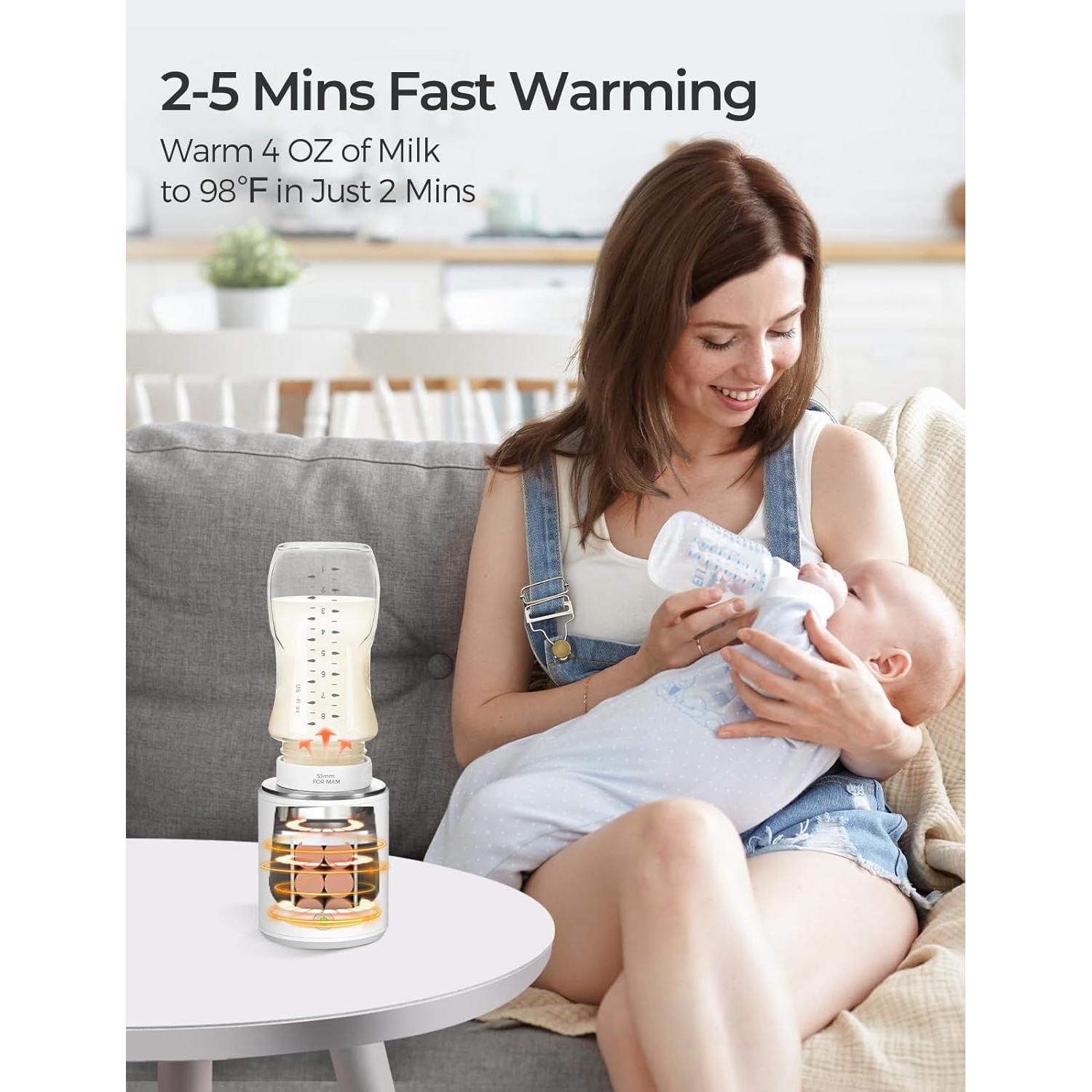 Calentador de Botellas Portátil Cosmama con Botella y Adaptadores