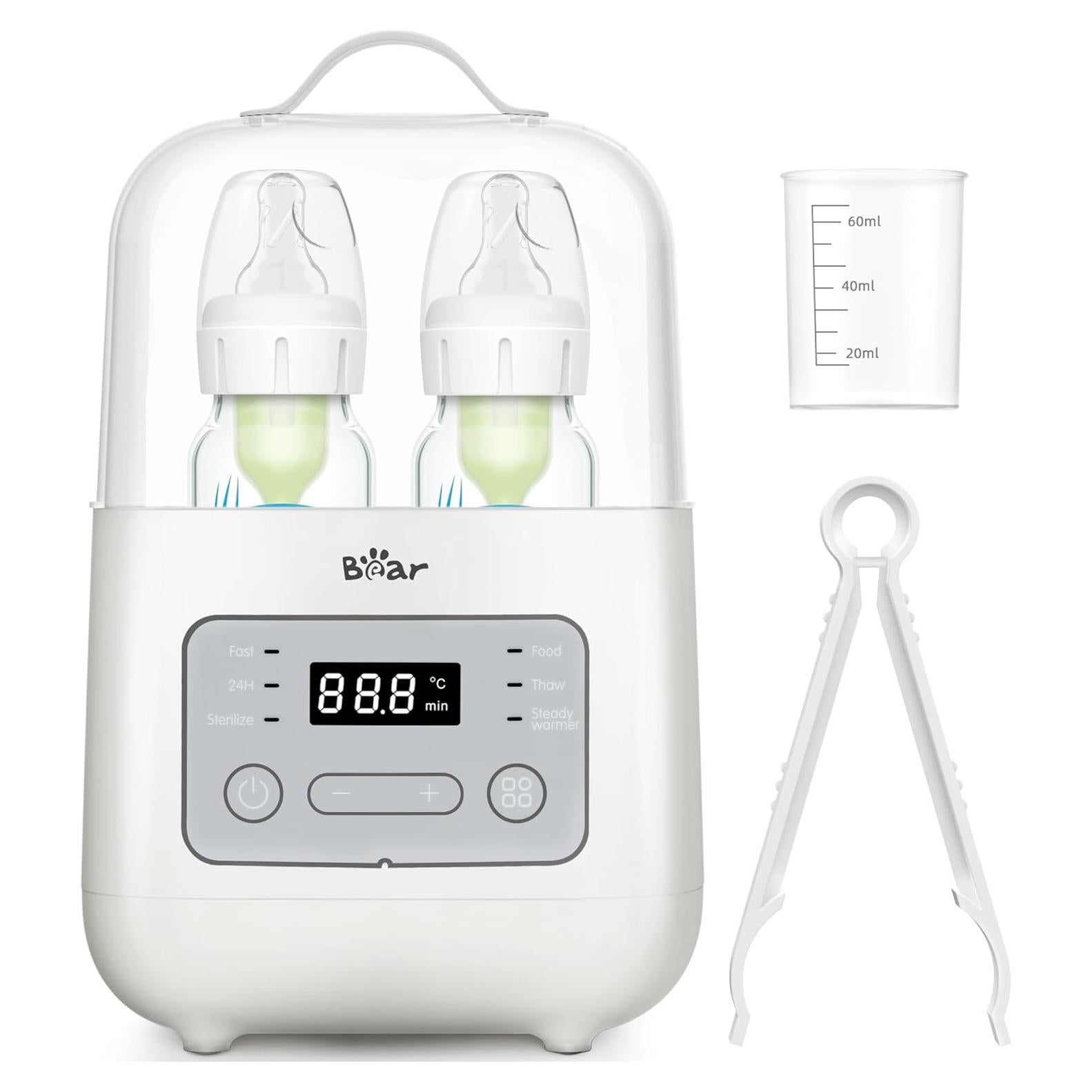 Calentador de Botellas Doble Bear - Leche y Comida Bebés 24H