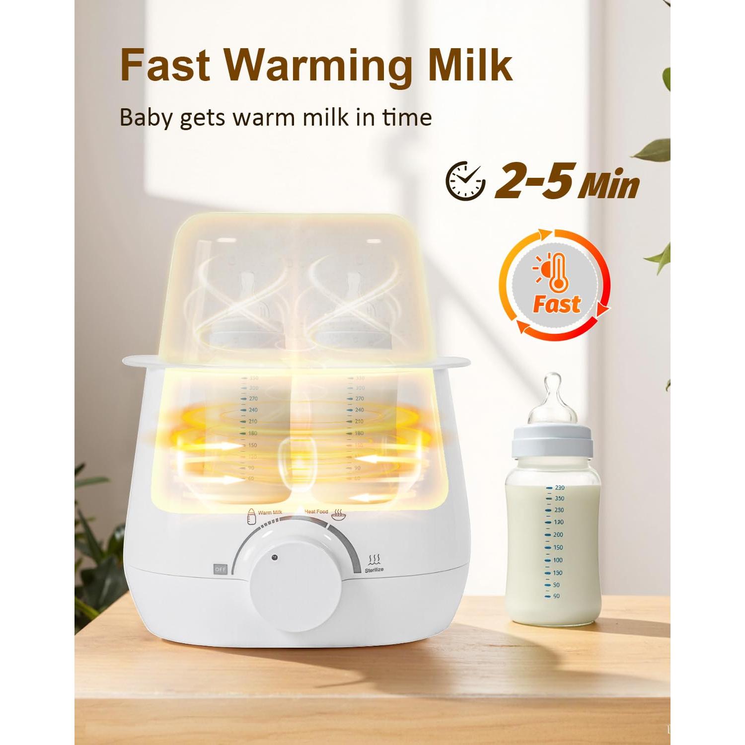 Calentador de Botellas Multifuncional para Bebés 8 en 1