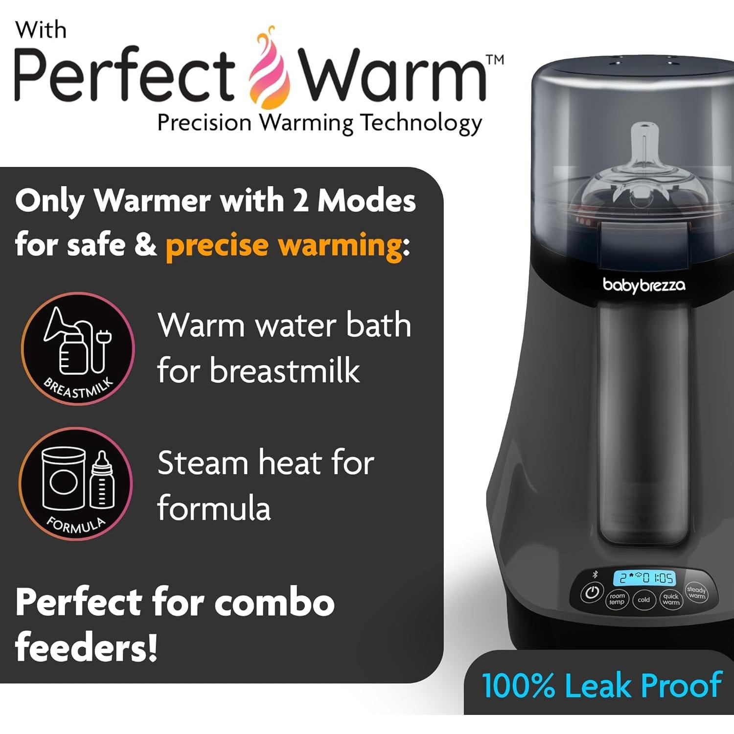 Calentador de Biberones Baby Brezza Fast - Inteligente 2 Modos