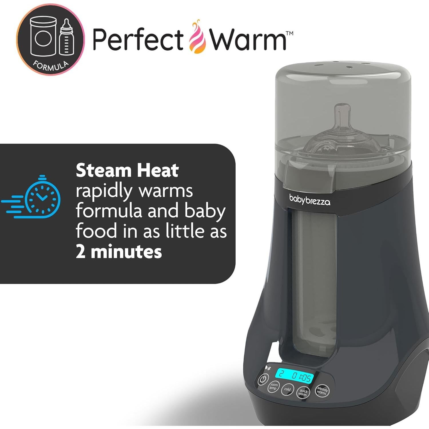 Calentador de Biberones Baby Brezza Fast - Inteligente 2 Modos