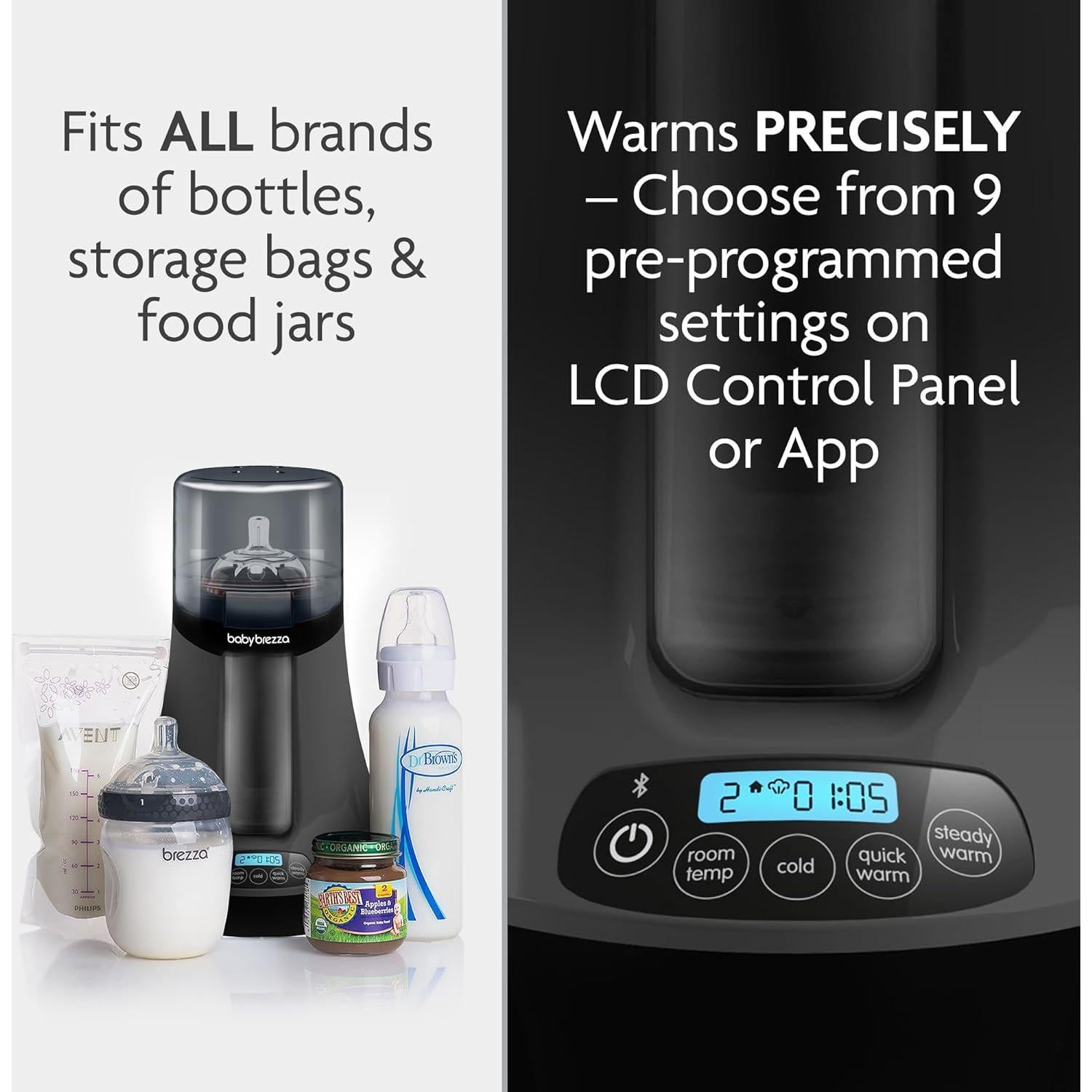 Calentador de Biberones Baby Brezza Fast - Inteligente 2 Modos