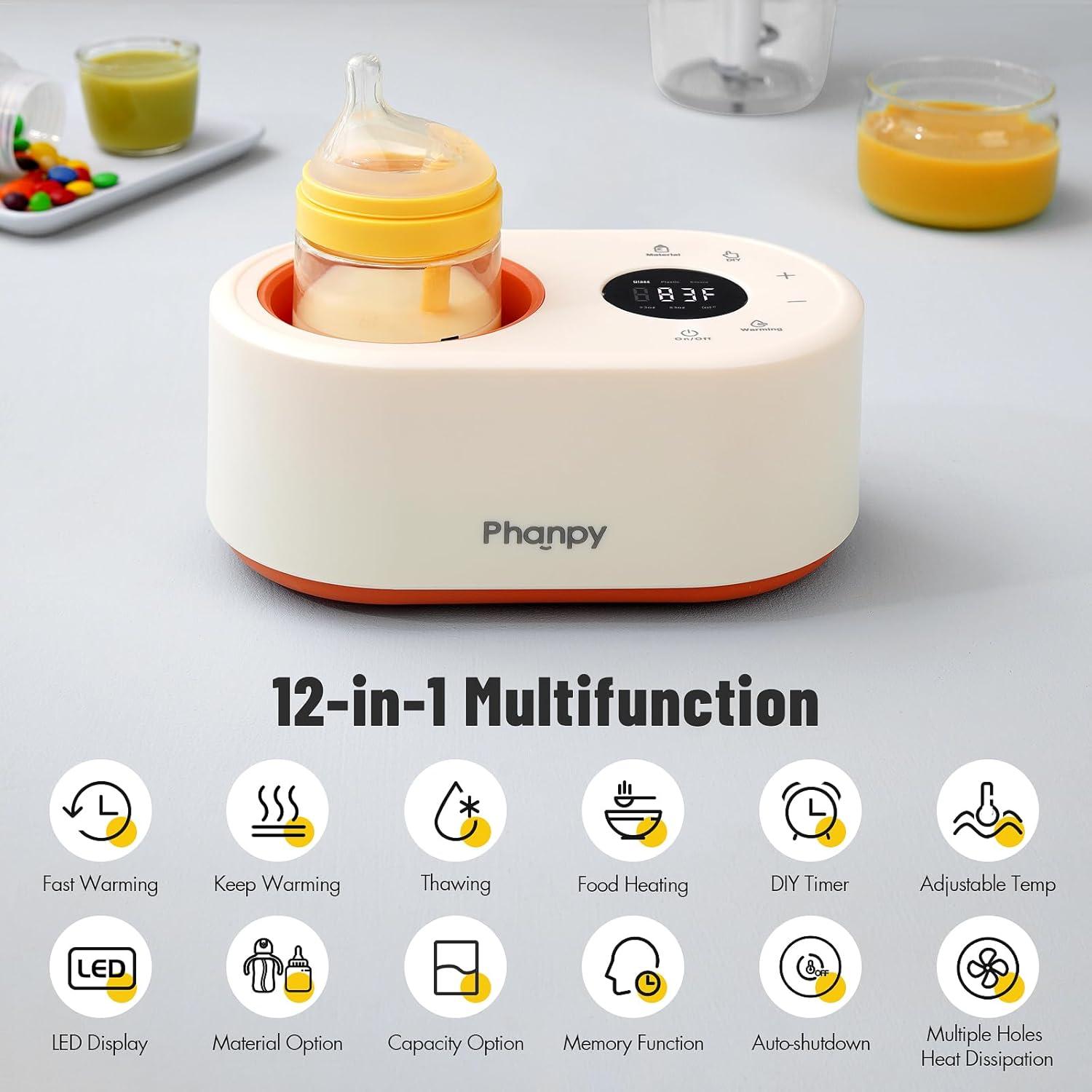 Calentador de Botellas Phanpy 12-en-1 Multifuncional 230W