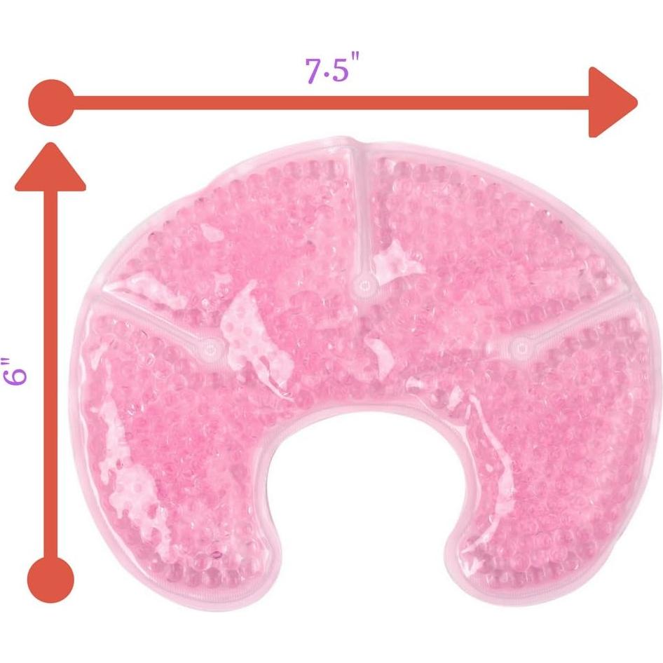 Paquete de Gel Frío Caliente FOMI para Senos Rosa - Alivio Dolor Lactancia