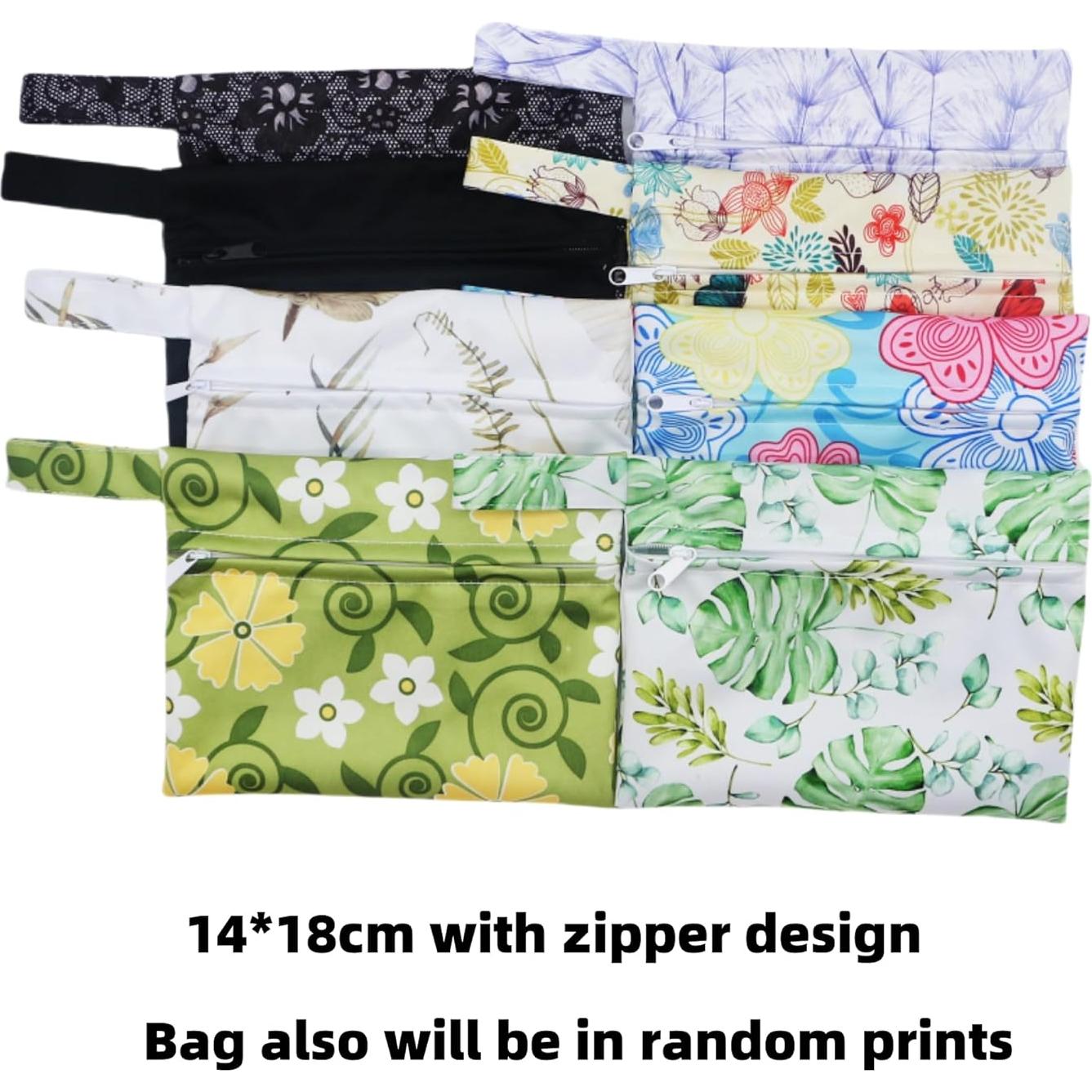 Almohadillas para el pecho reutilizables 8 pcs con bolsa