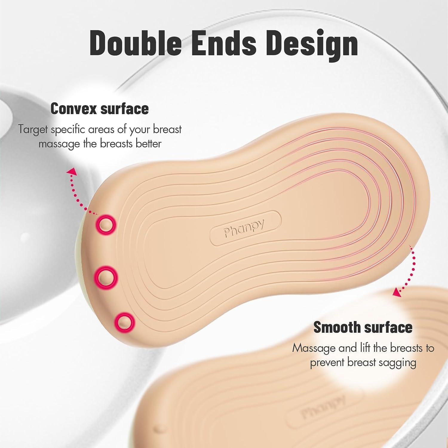 Masajeador de Lactancia Phanpy 2-en-1 Calor y Vibración