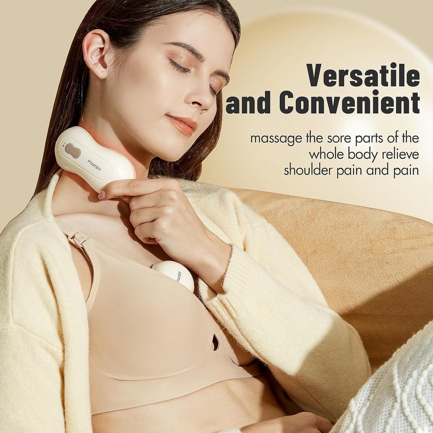 Masajeador de Lactancia Phanpy 2-en-1 Calor y Vibración