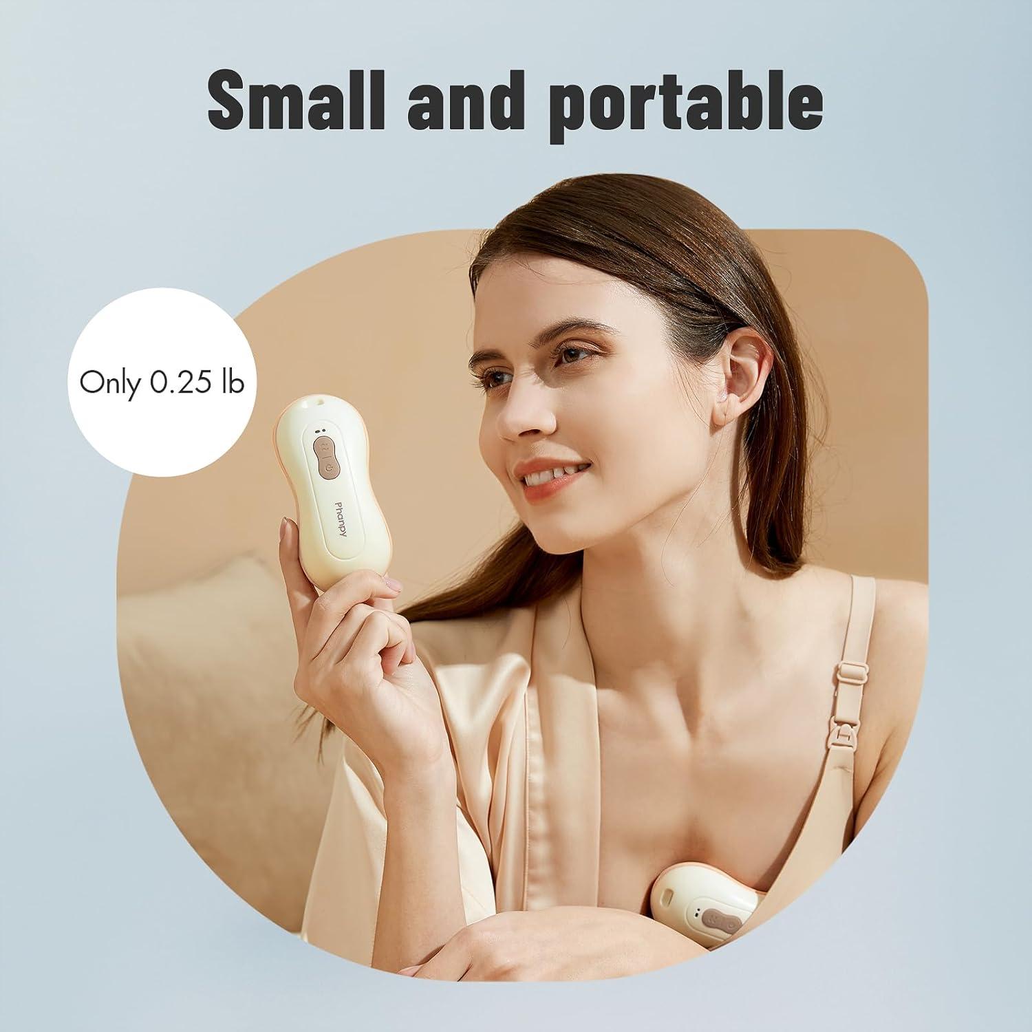 Masajeador de Lactancia Phanpy 2-en-1 Calor y Vibración