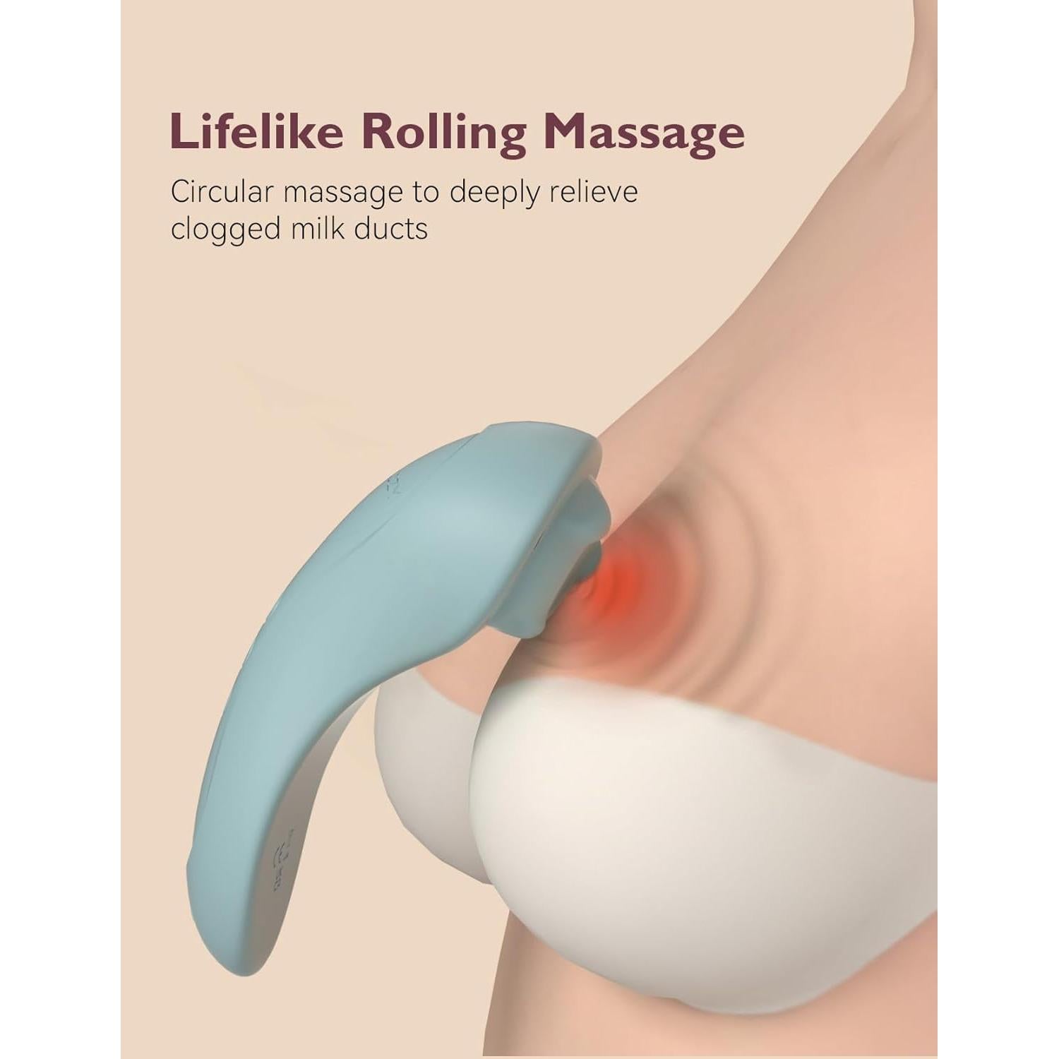 Masajeador de Lactancia Momcozy LM-02 con Calor 3 en 1