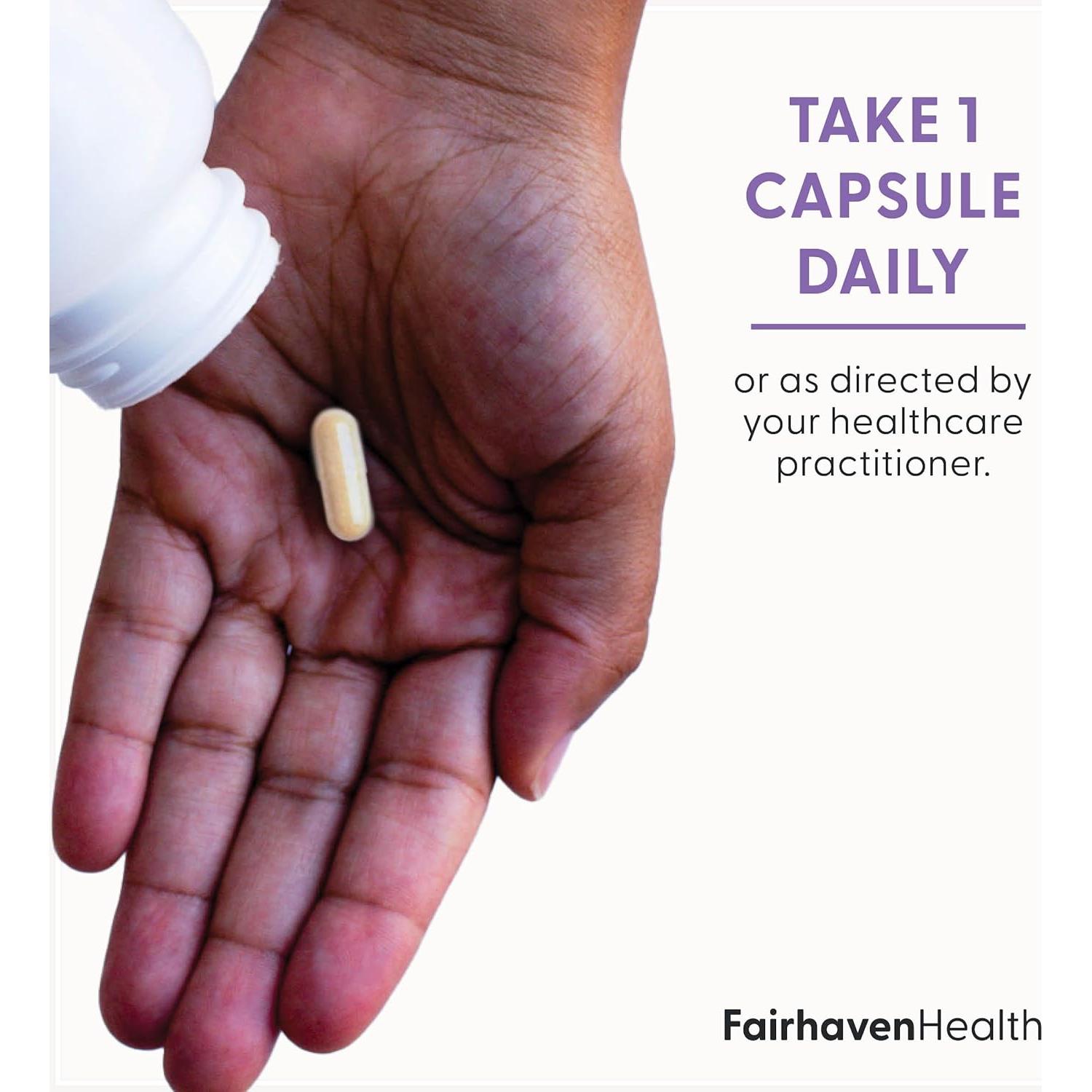 Suplemento Vegano de Lactancia Fairhaven Health 30 Cápsulas