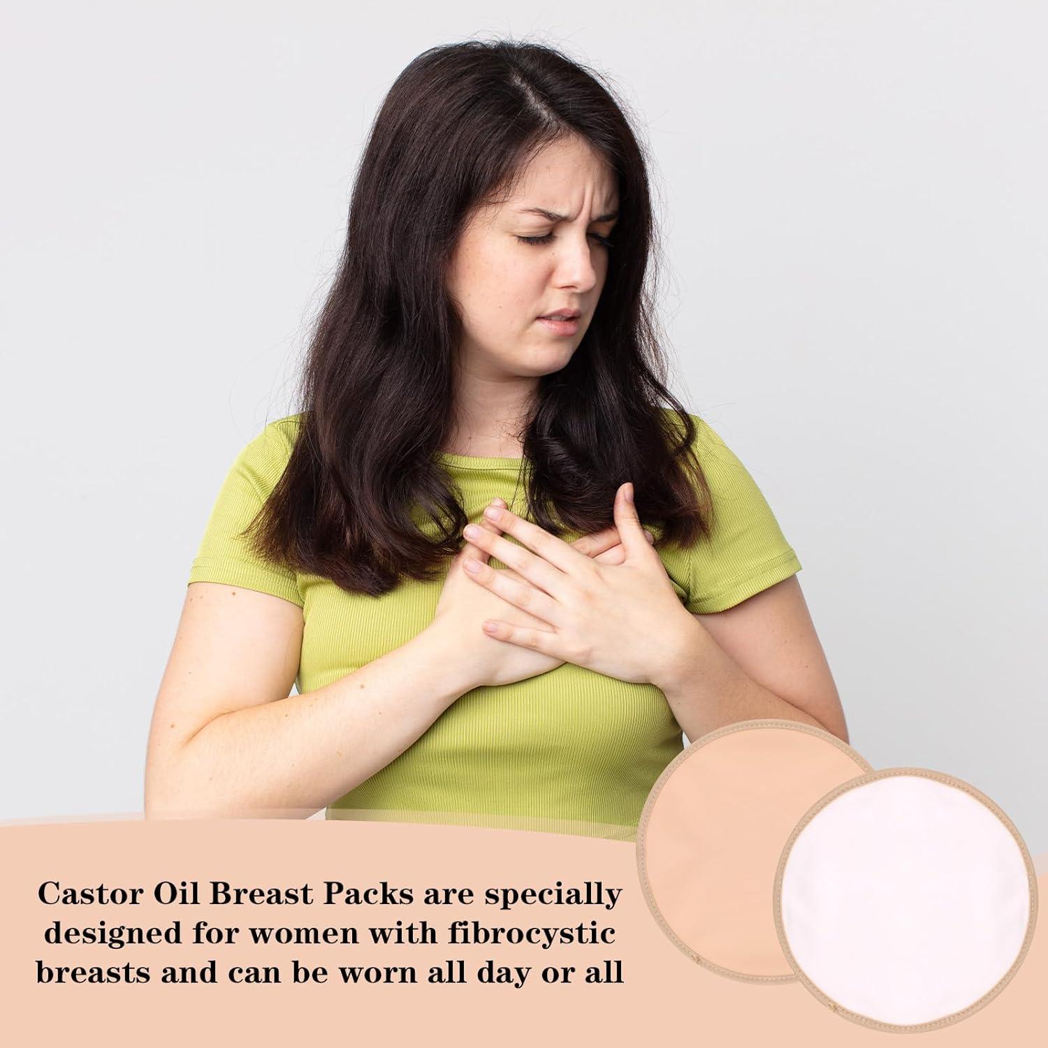 Paquete de 2 Almohadillas de Aceite de Ricino HJZHII 23.5cm