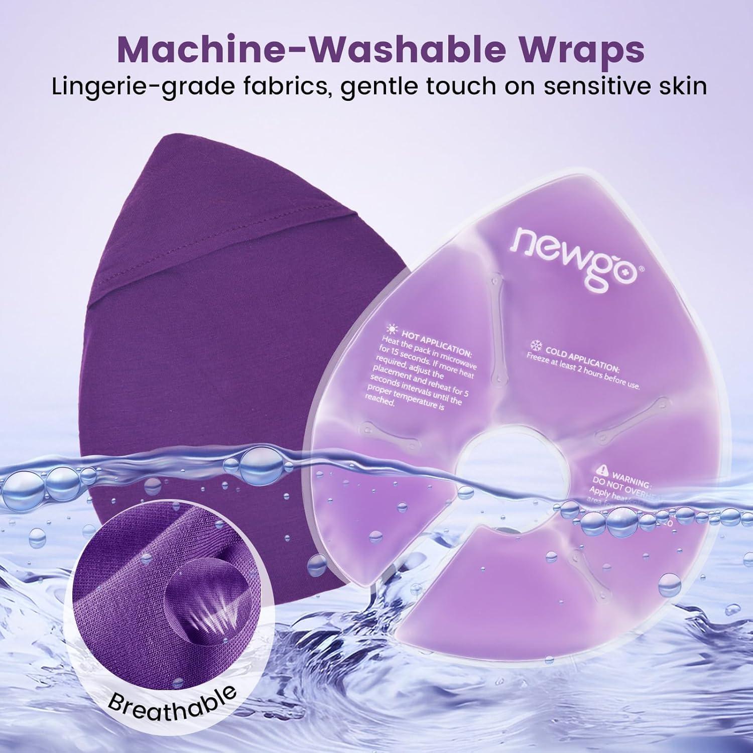 Paquetes de Gel Frío y Caliente NEWGO para Lactancia - 2 Unidades