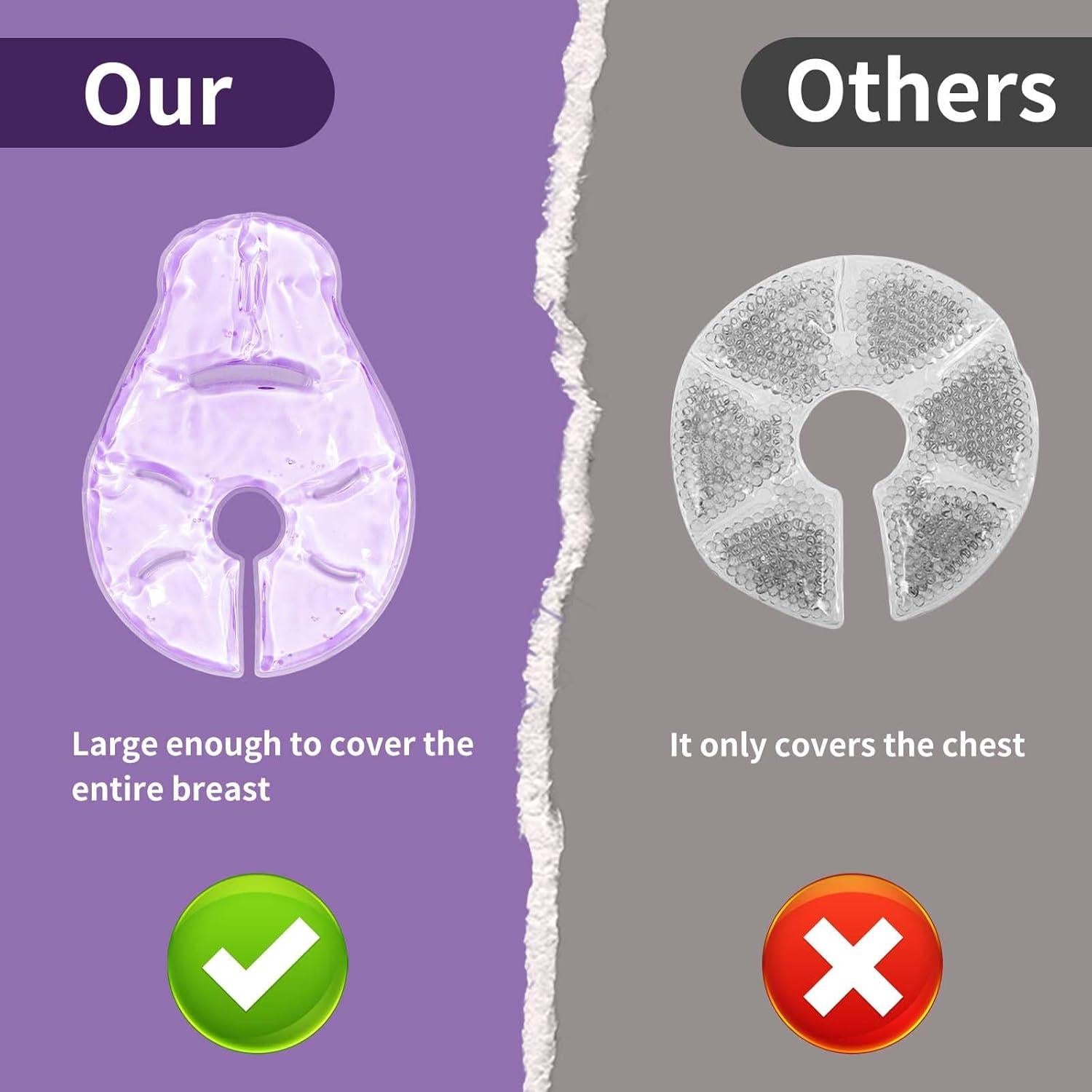 Compresas Terapéuticas para el Pecho - Alivio Caliente y Frío