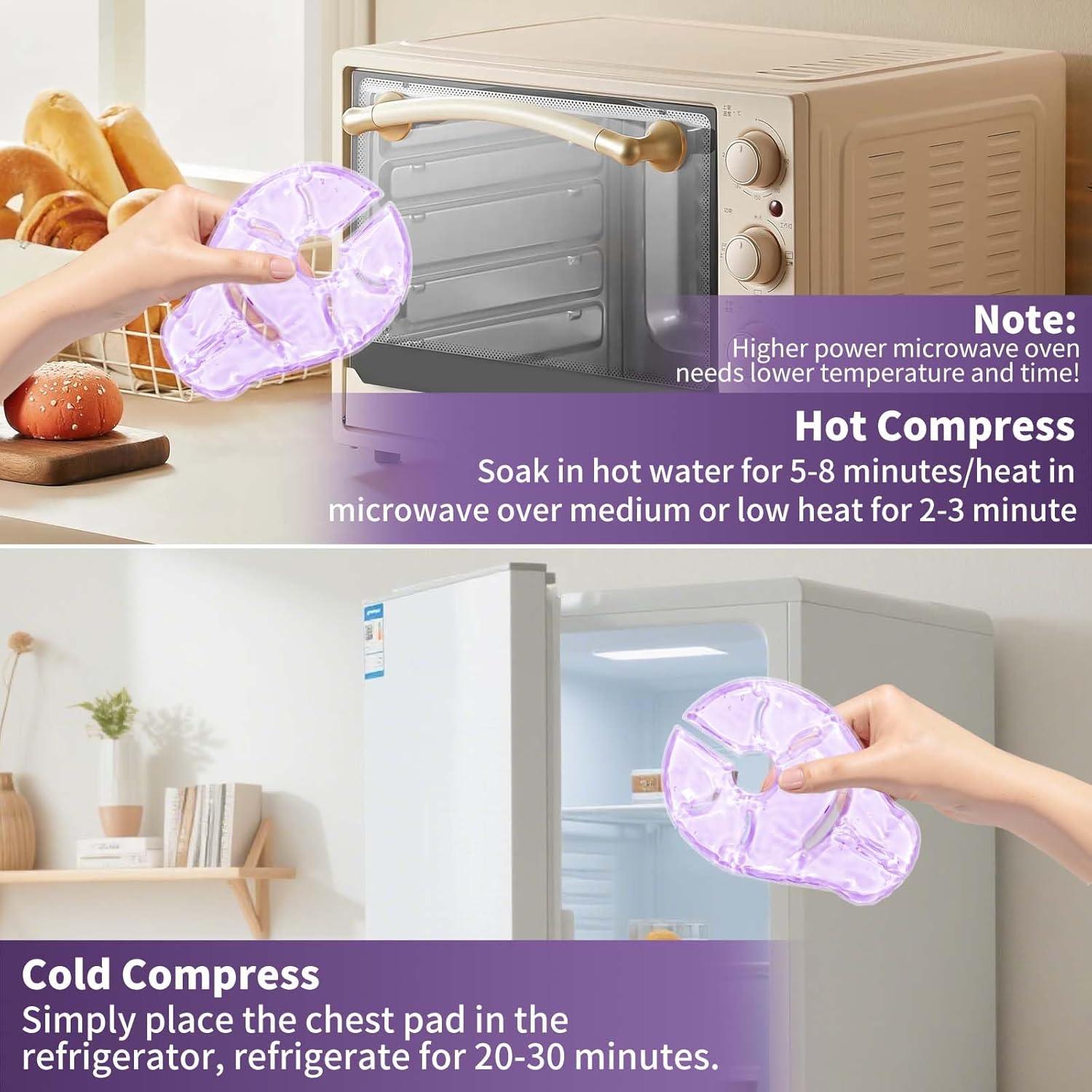 Compresas Terapéuticas para el Pecho - Alivio Caliente y Frío