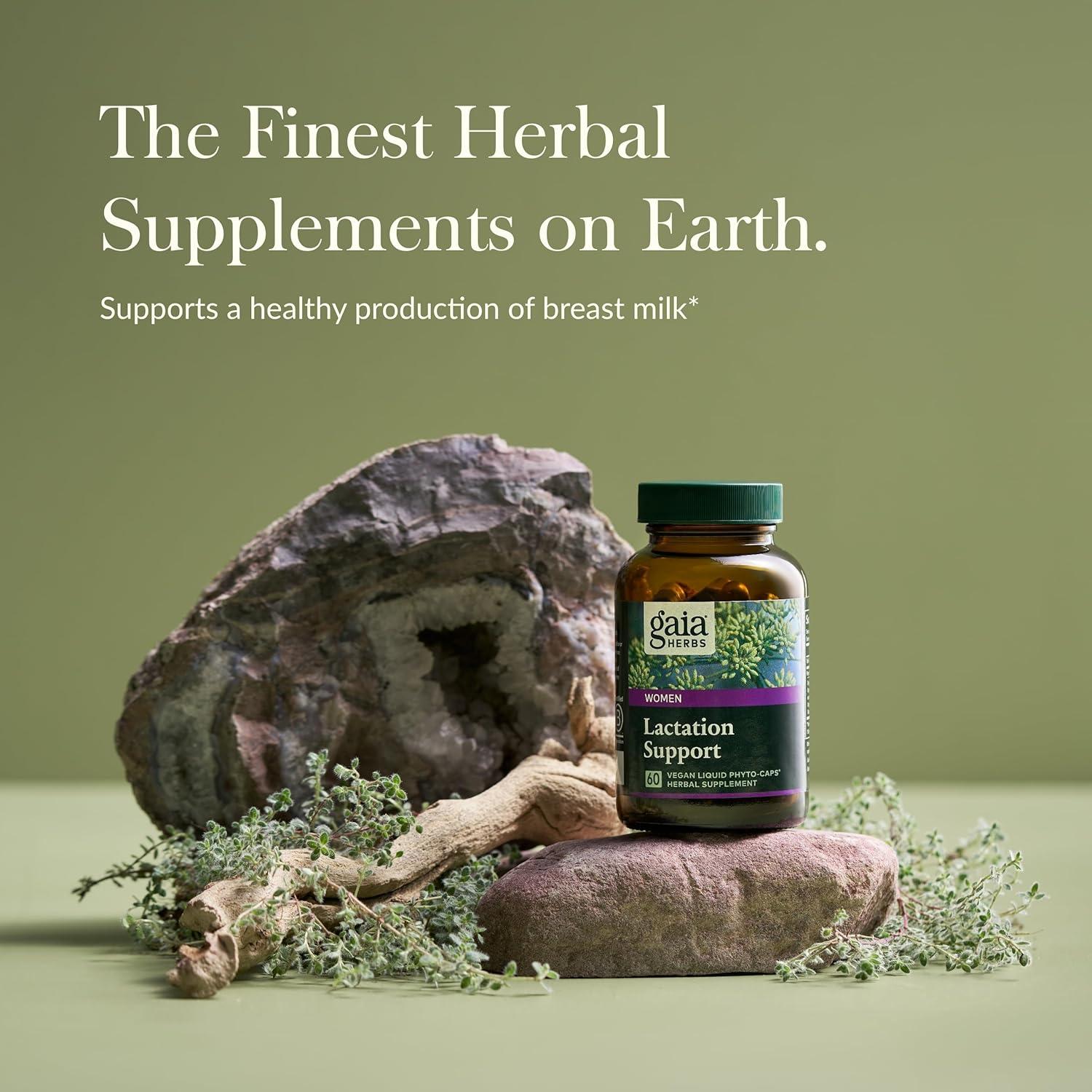 Gaia Herbs Apoyo a la Lactancia 120 Cápsulas Veganas - Fenogreco, Hinojo