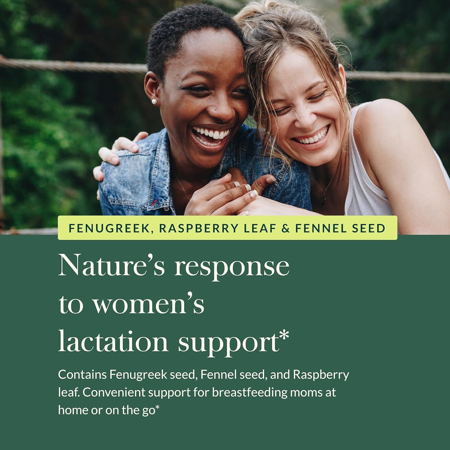 Gaia Herbs Apoyo a la Lactancia 120 Cápsulas Veganas - Fenogreco, Hinojo