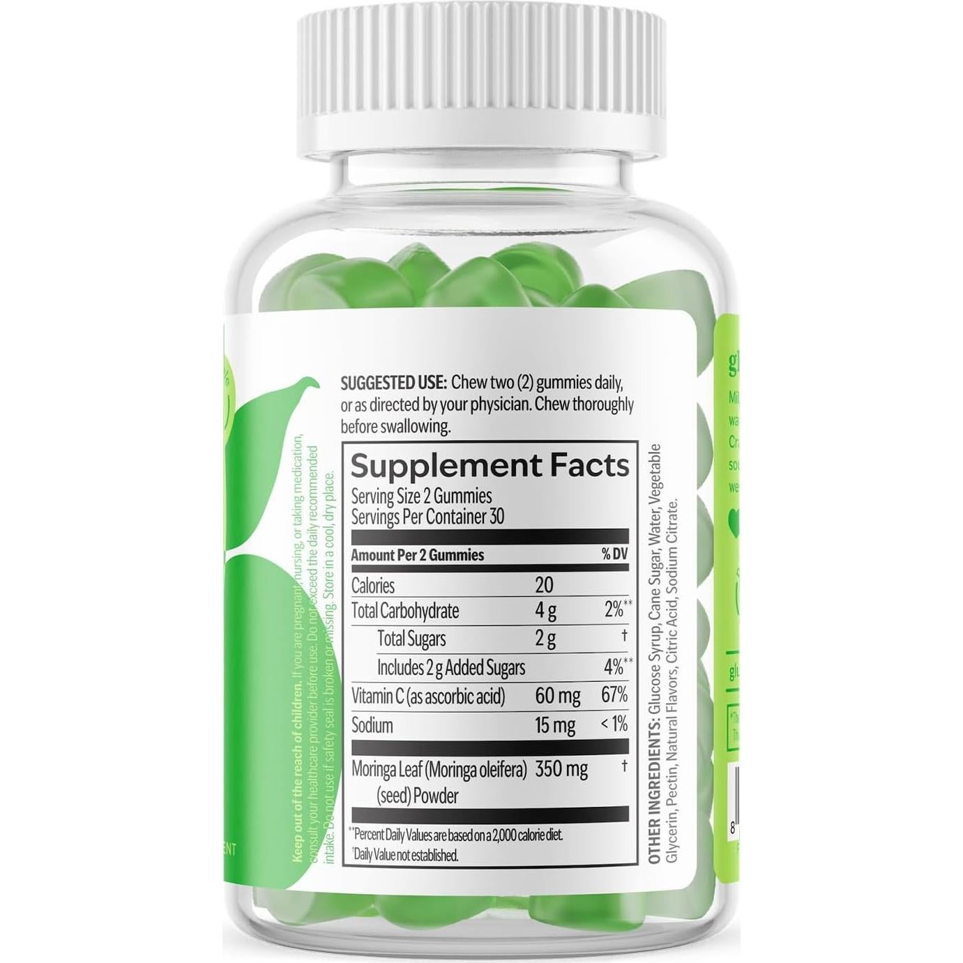 Gomas Moringa UpSpring Milkflow 60 unidades - Apoyo Lactancia