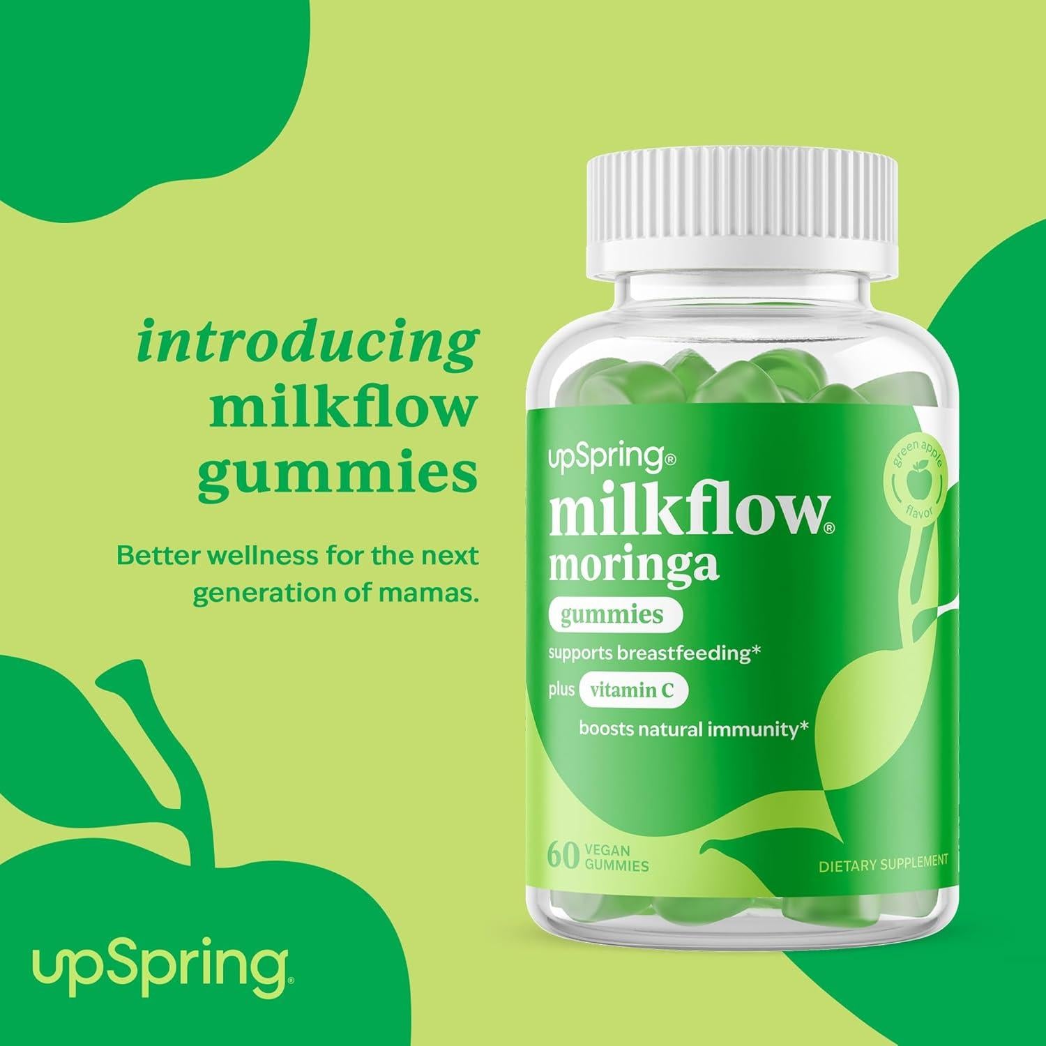 Gomas Moringa UpSpring Milkflow 60 unidades - Apoyo Lactancia