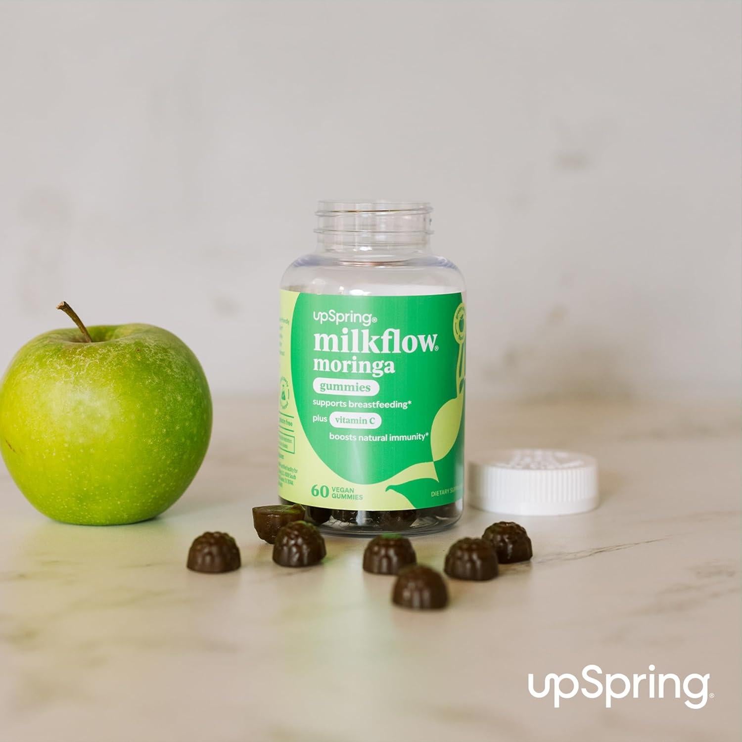 Gomas Moringa UpSpring Milkflow 60 unidades - Apoyo Lactancia