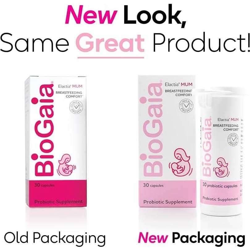 BioGaia Elactia Probiotico para Lactancia 30 Cápsulas