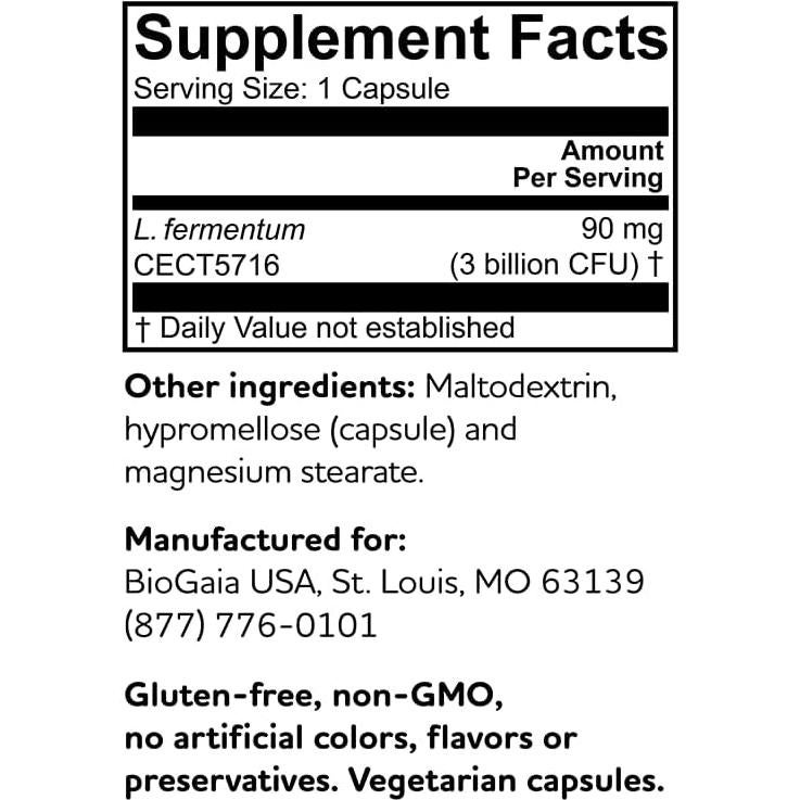 BioGaia Elactia Probiotico para Lactancia 30 Cápsulas