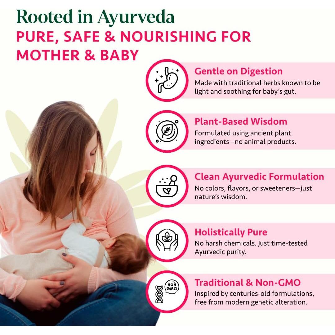 Suplemento Ayurvédico para Lactancia 100% Orgánico 60 Cápsulas
