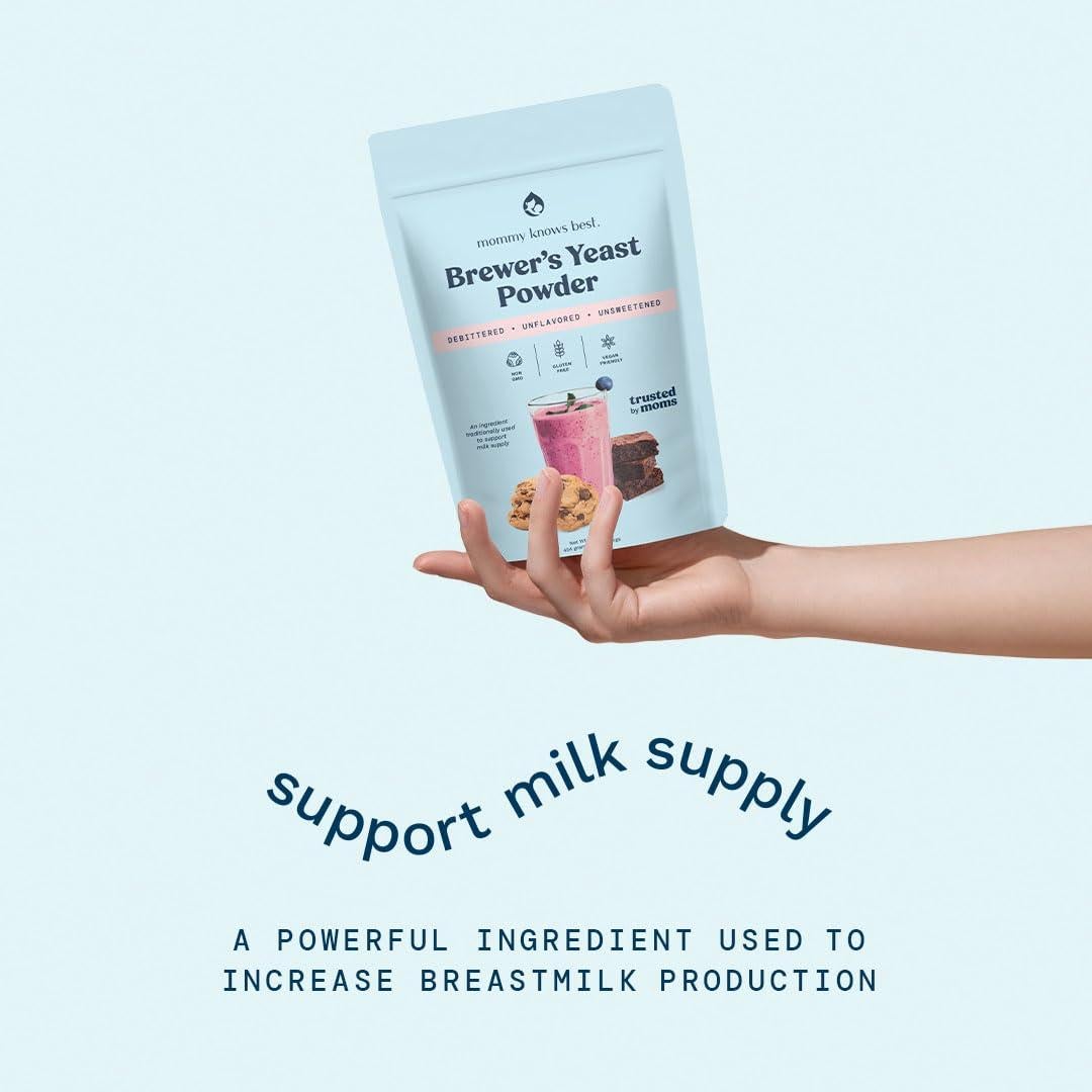 Dúo de Apoyo a la Lactancia Mommy Knows Best - Bebida Electrolítica y Levadura