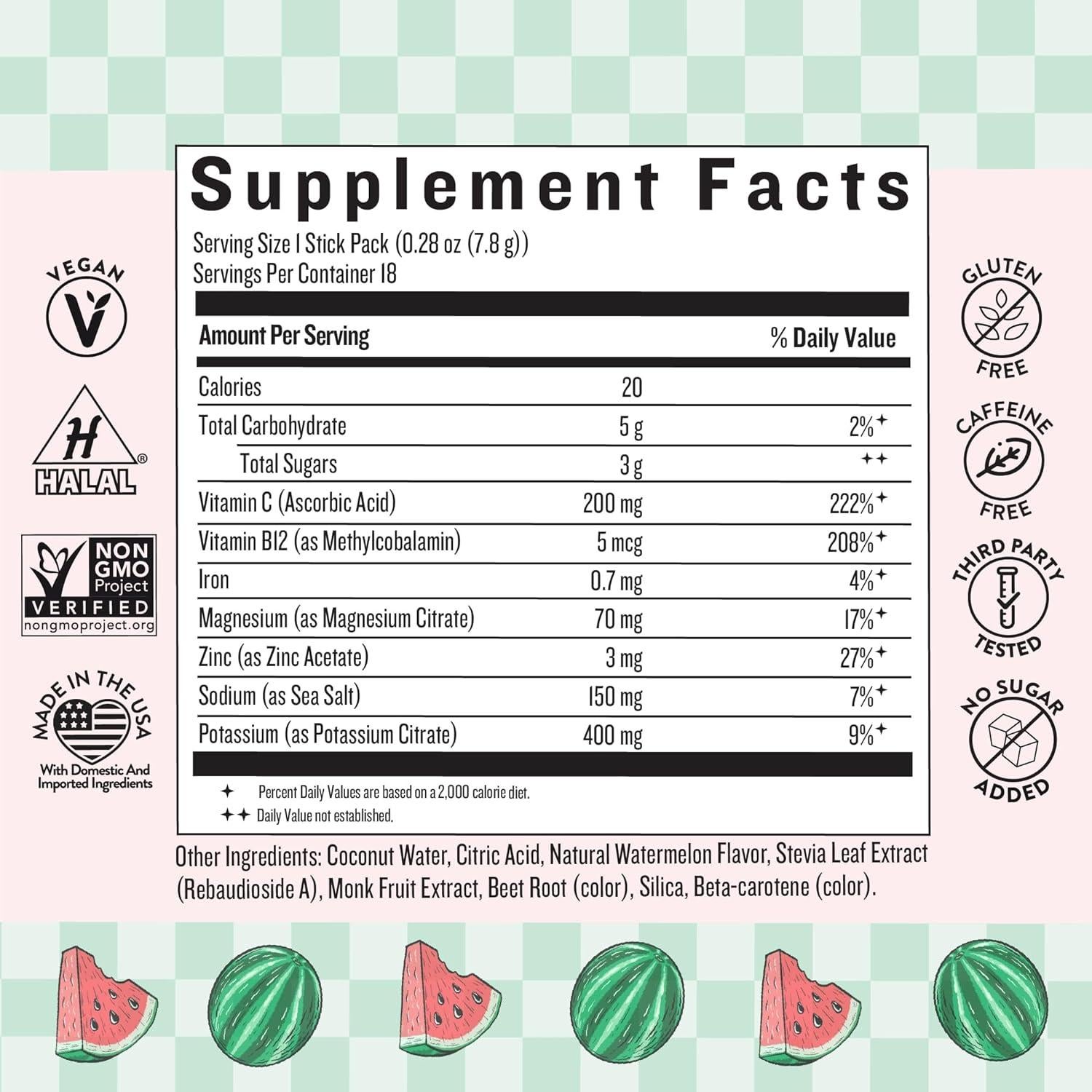 Suplemento de Cortisol Legendairy Milk - Sandía 18 Paquetes