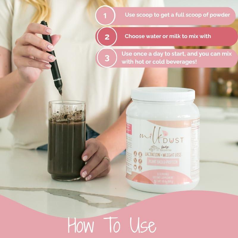 Polvo de Proteína Vegano Milk Dust 660g - Lactancia Chocolate