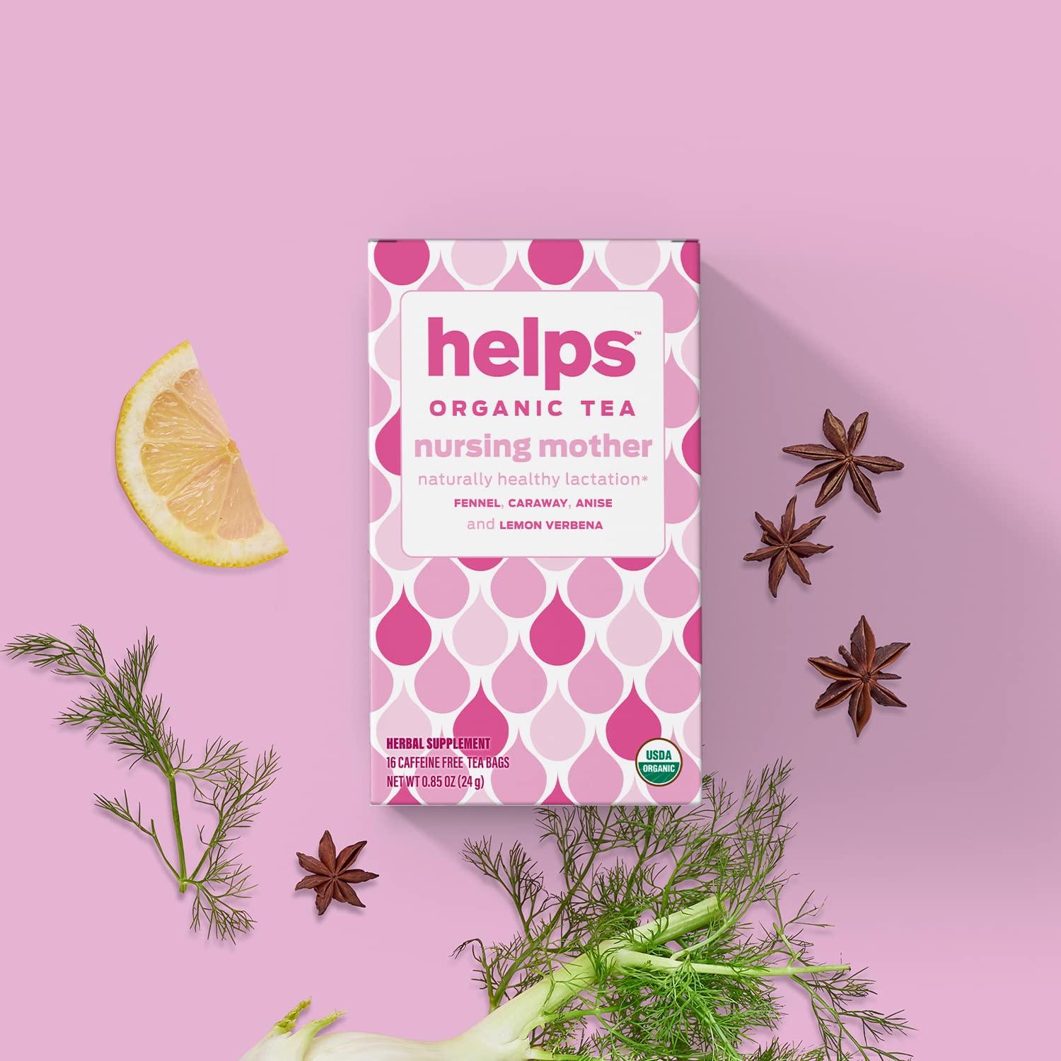 Té Herbal para Madres Lactantes Helps | 16 Bolsitas Orgánicas