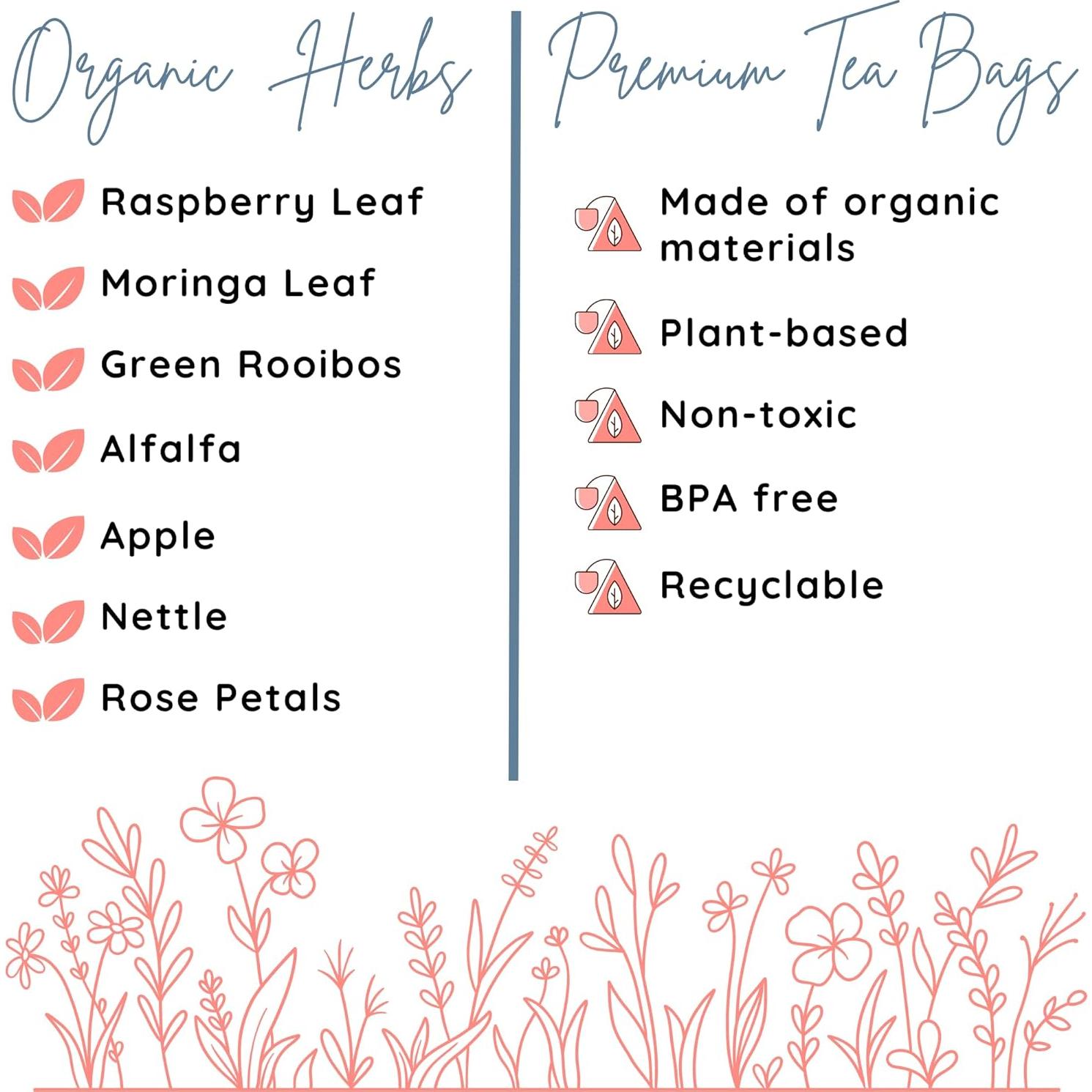 Té Herbal Postparto Momstead Restaurar y Recuperar 33g