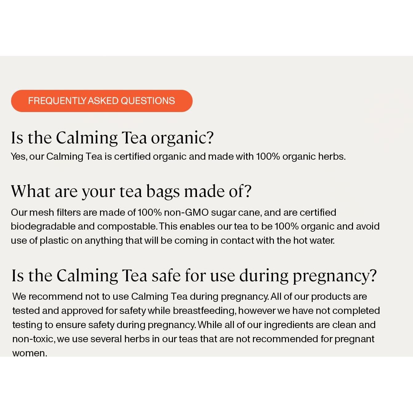 Té Calmante Anya 20 Bolsitas - Orgánico, Sin Gluten, Postparto