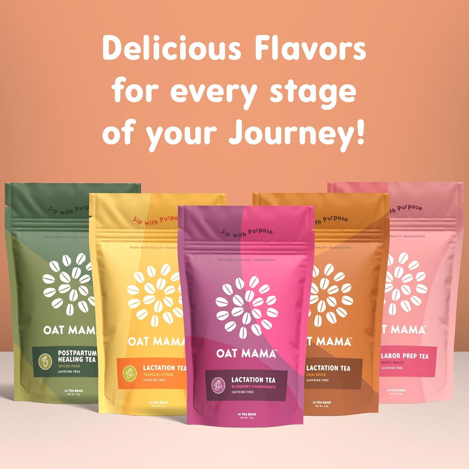 Té de Recuperación Postparto OAT MAMA - Pera Especiada 28 Saquitos