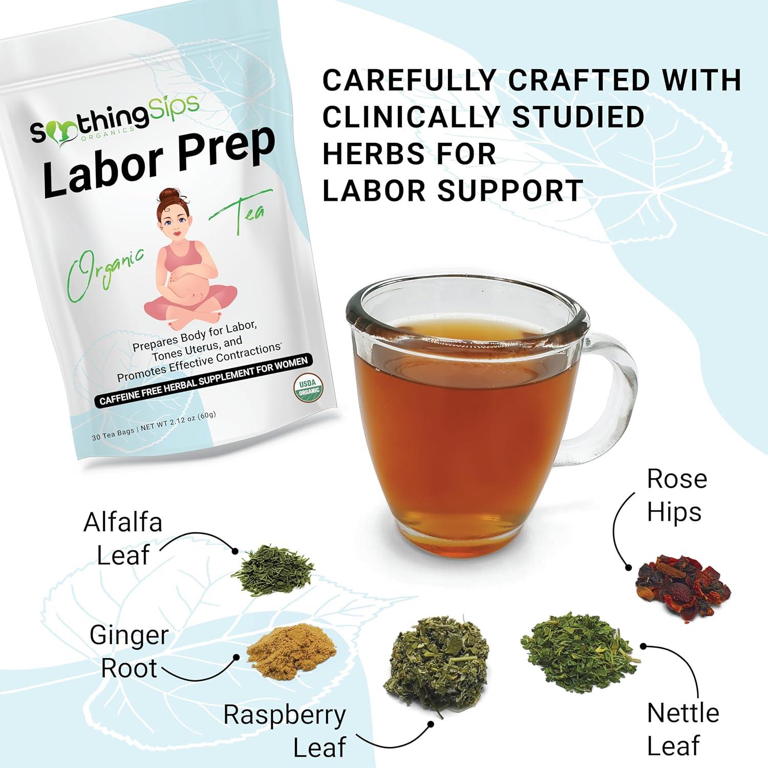 Té Orgánico Sips Calmantes para Preparación Laboral - 30 Bolsitas