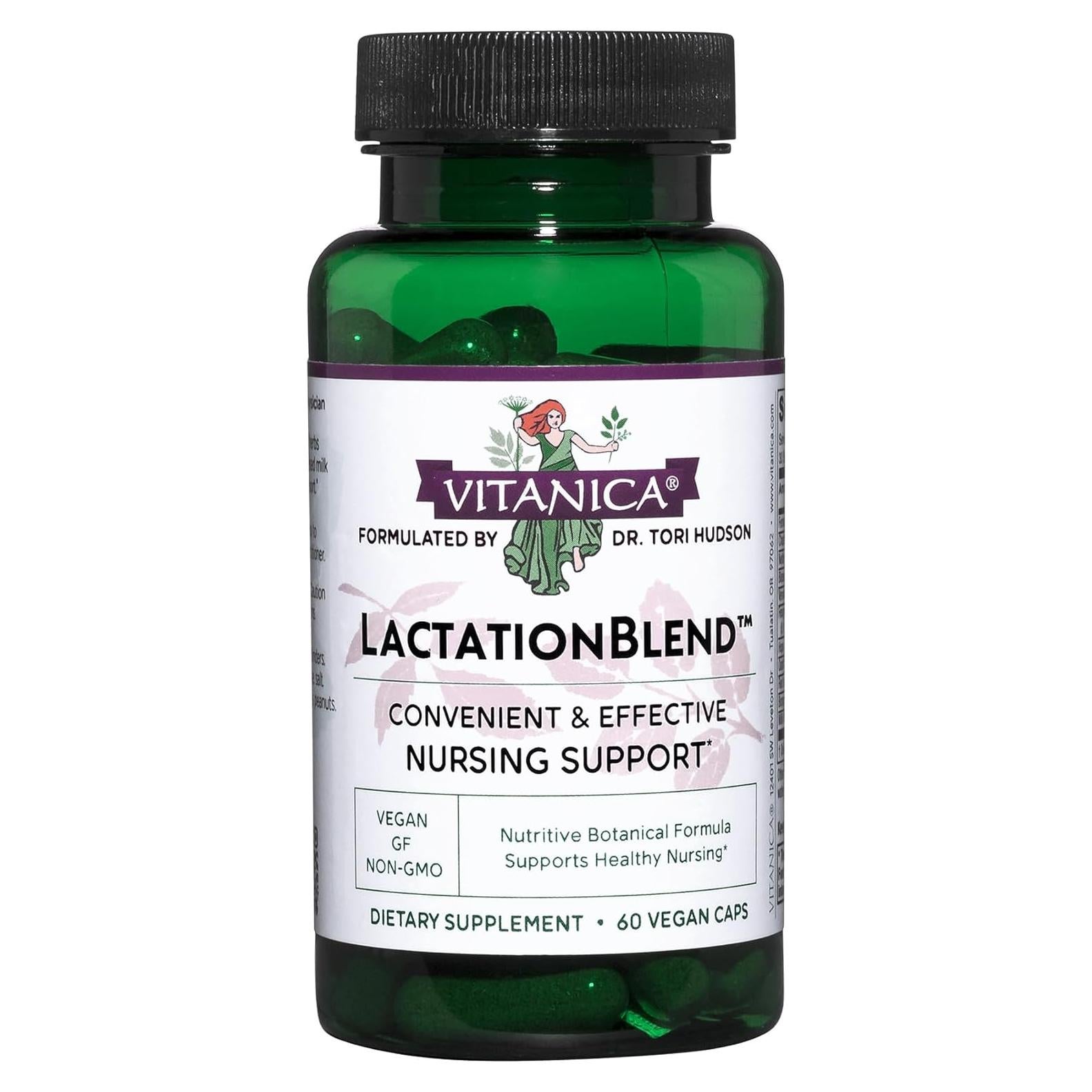 Suplemento de Lactancia Vitanica LactationBlend 60 Cápsulas