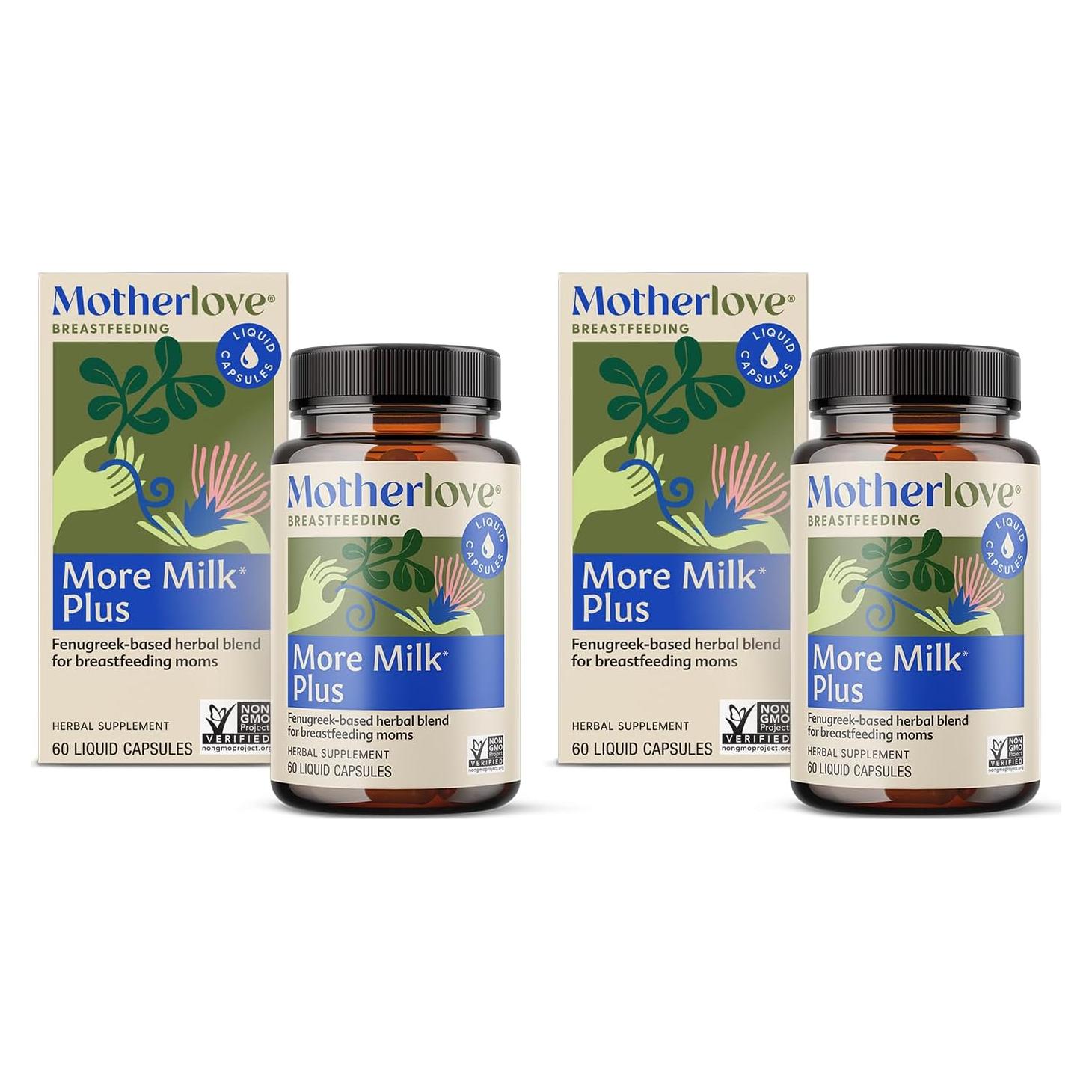 Motherlove Más Leche Plus 60 Cápsulas Líquidas Veganas