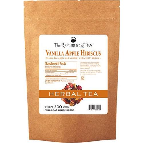 Té de hierbas hibisco, vainilla y manzana The Republic Of Tea 453g