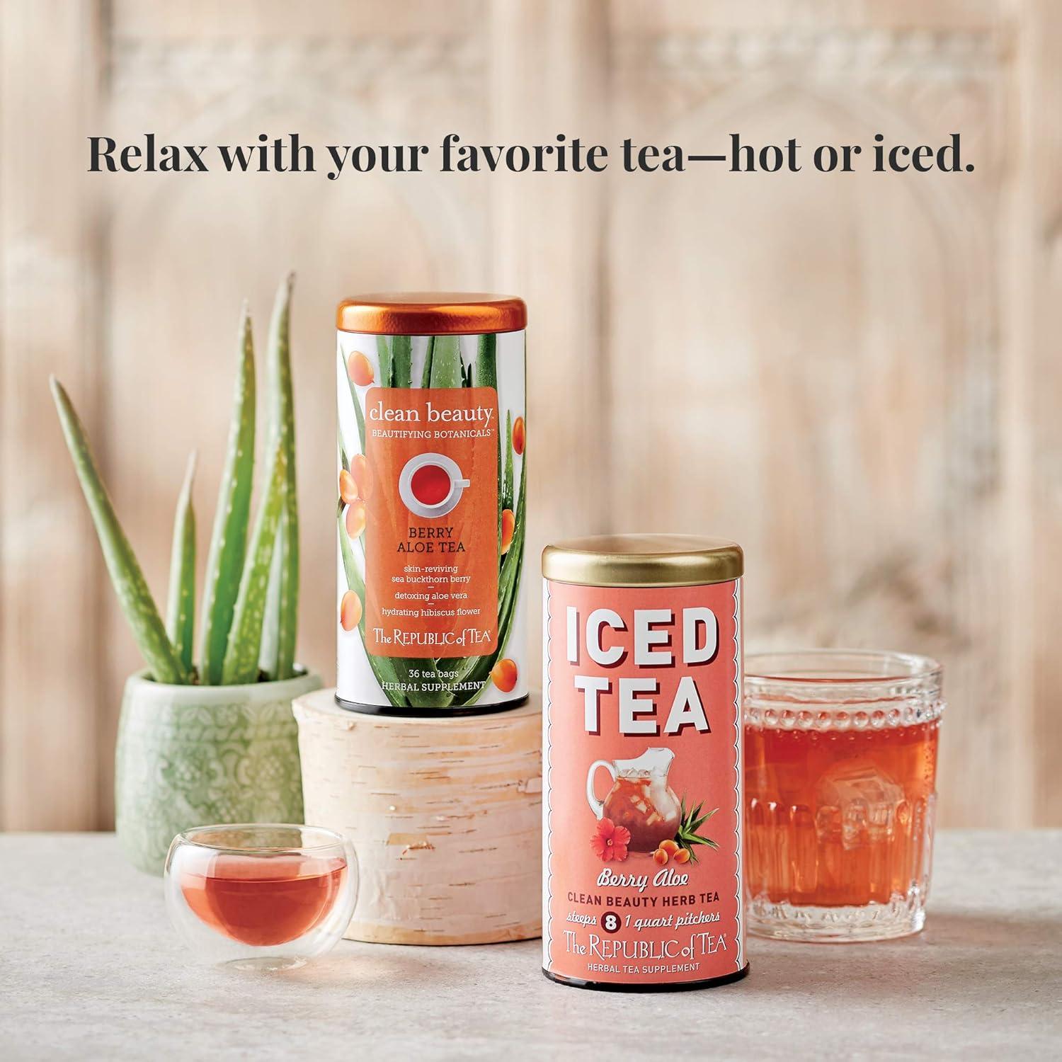 Té Herbal El Republicano del Té Berry Aloe 36 Bolsitas