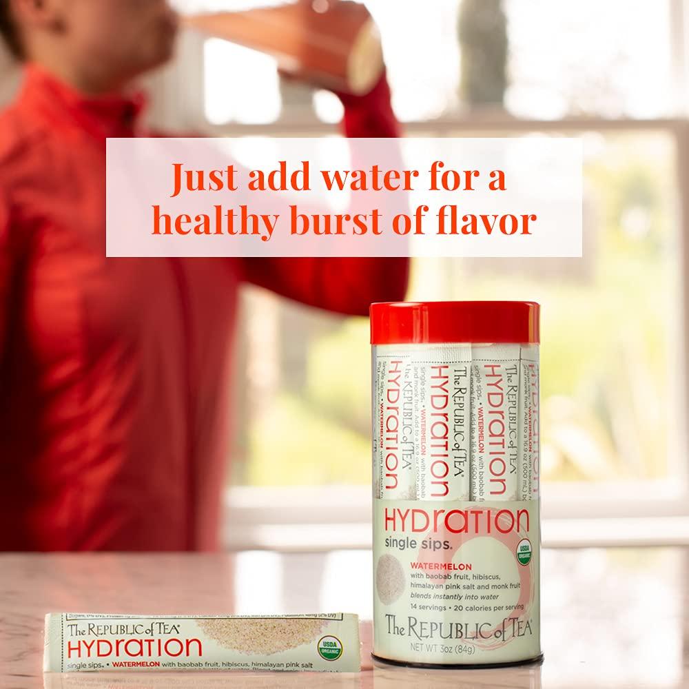 Agua de Hidratación de Sandía Orgánica La República del Té 85g
