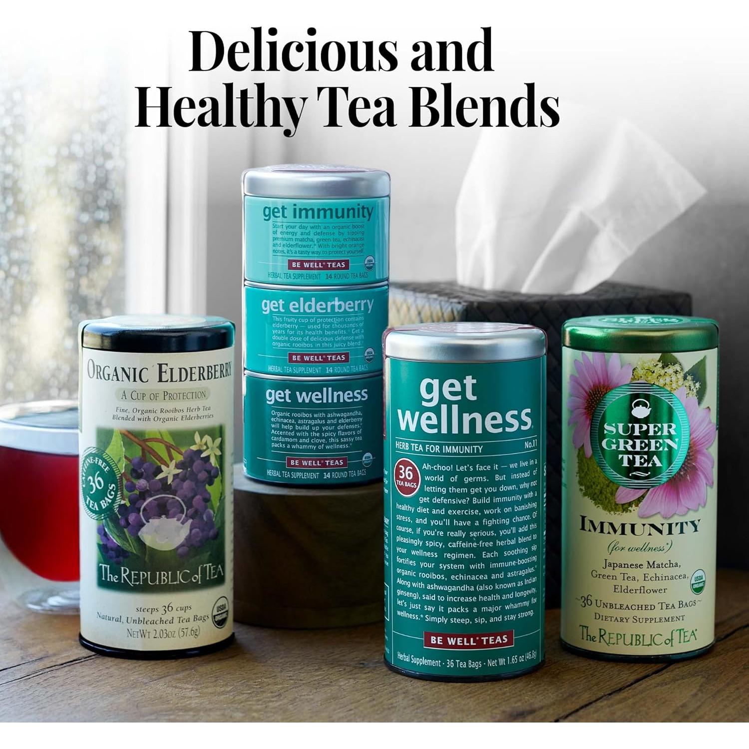 Té de Hierbas Orgánico La República del Té - 36 Bolsitas