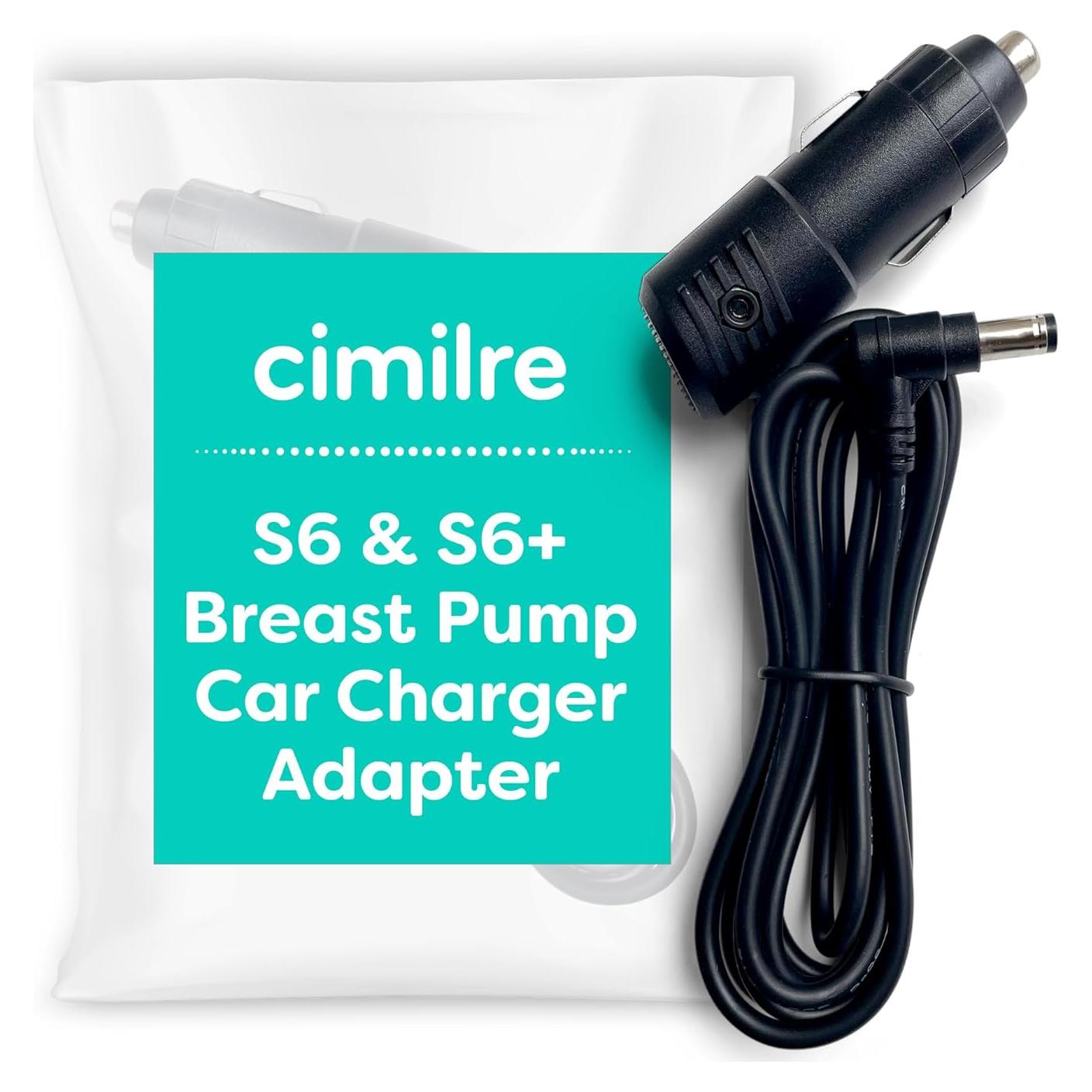 Adaptador de Coche Cimilre S6 y S6+ 12V para Bomba de Pecho