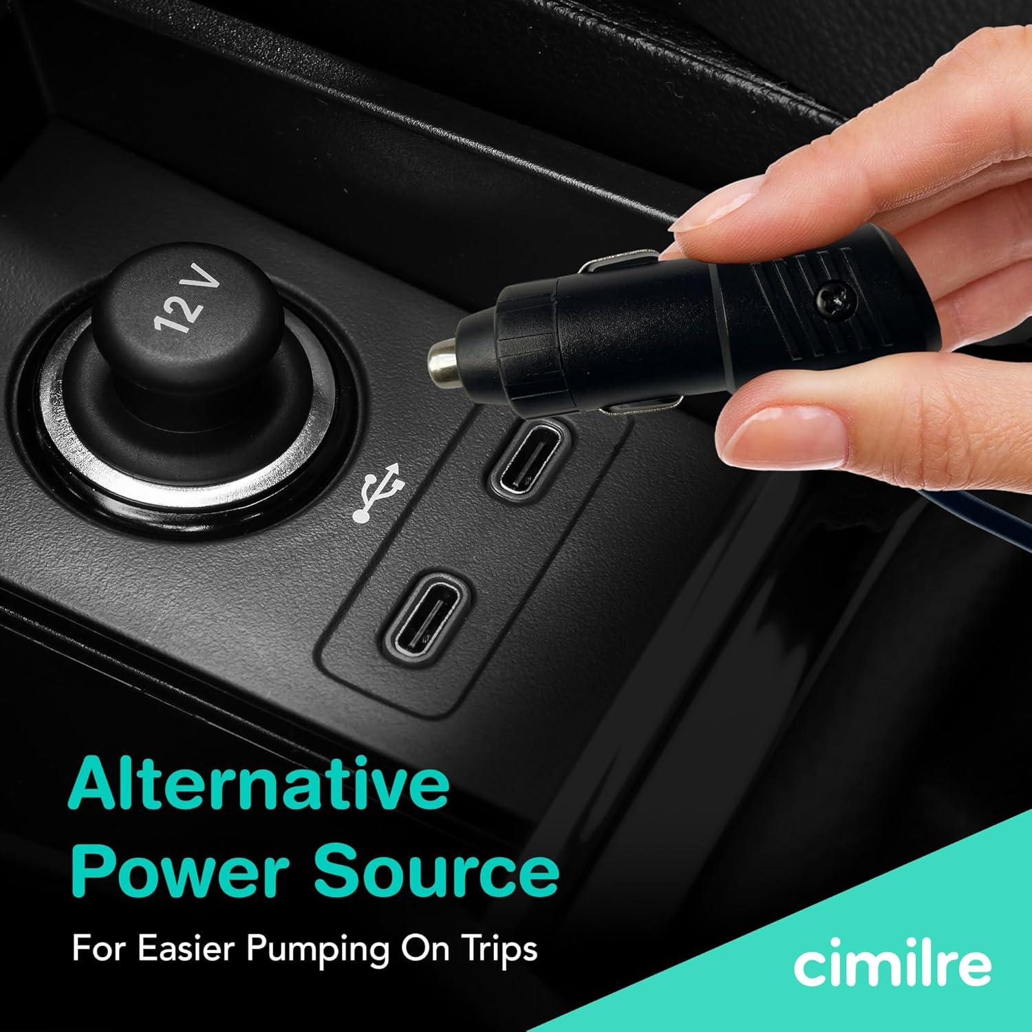 Adaptador de Coche Cimilre S6 y S6+ 12V para Bomba de Pecho