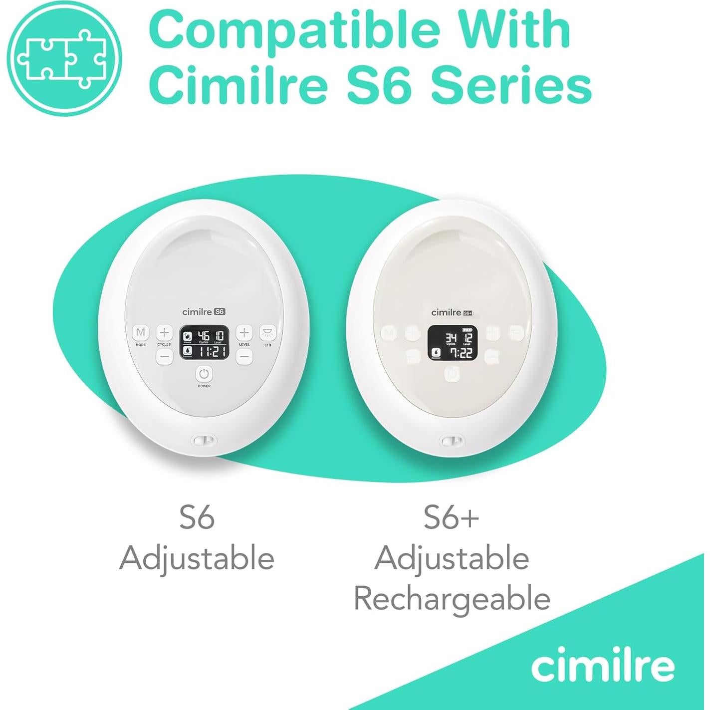 Adaptador de Coche Cimilre S6 y S6+ 12V para Bomba de Pecho