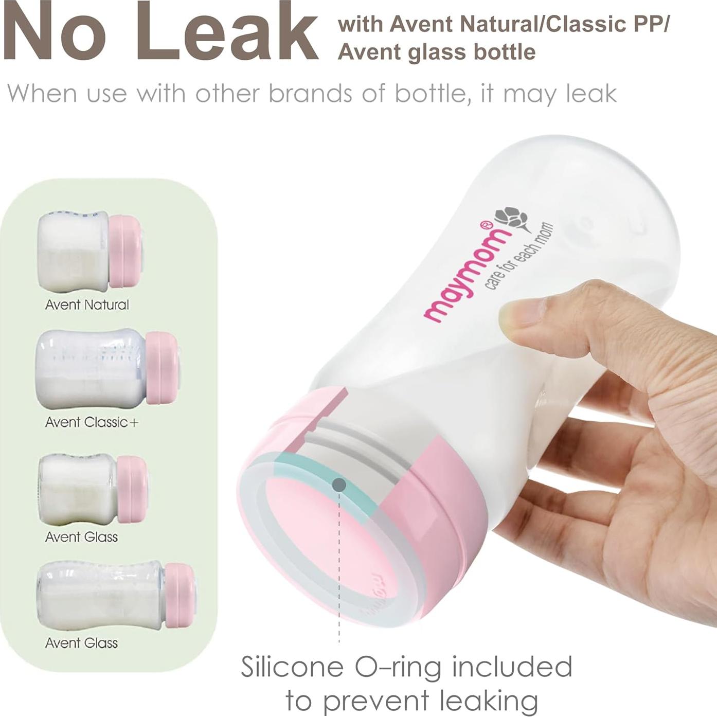 Botellas de Almacenamiento de Leche Maymom 9oz 4ct BPA Free