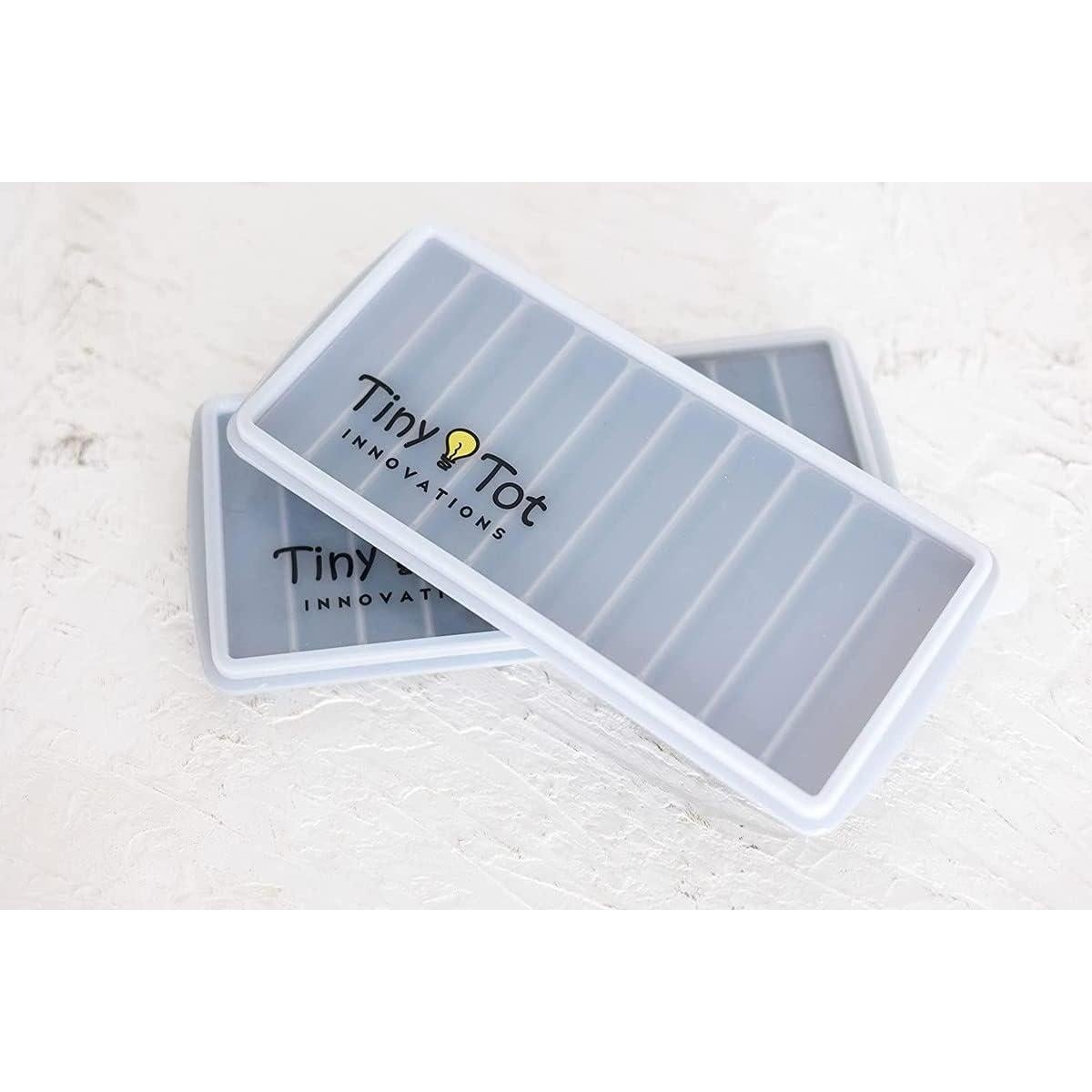 Bandejas de Almacenamiento de Leche Materna Tiny Tot, 2 Contenedores de Silicona