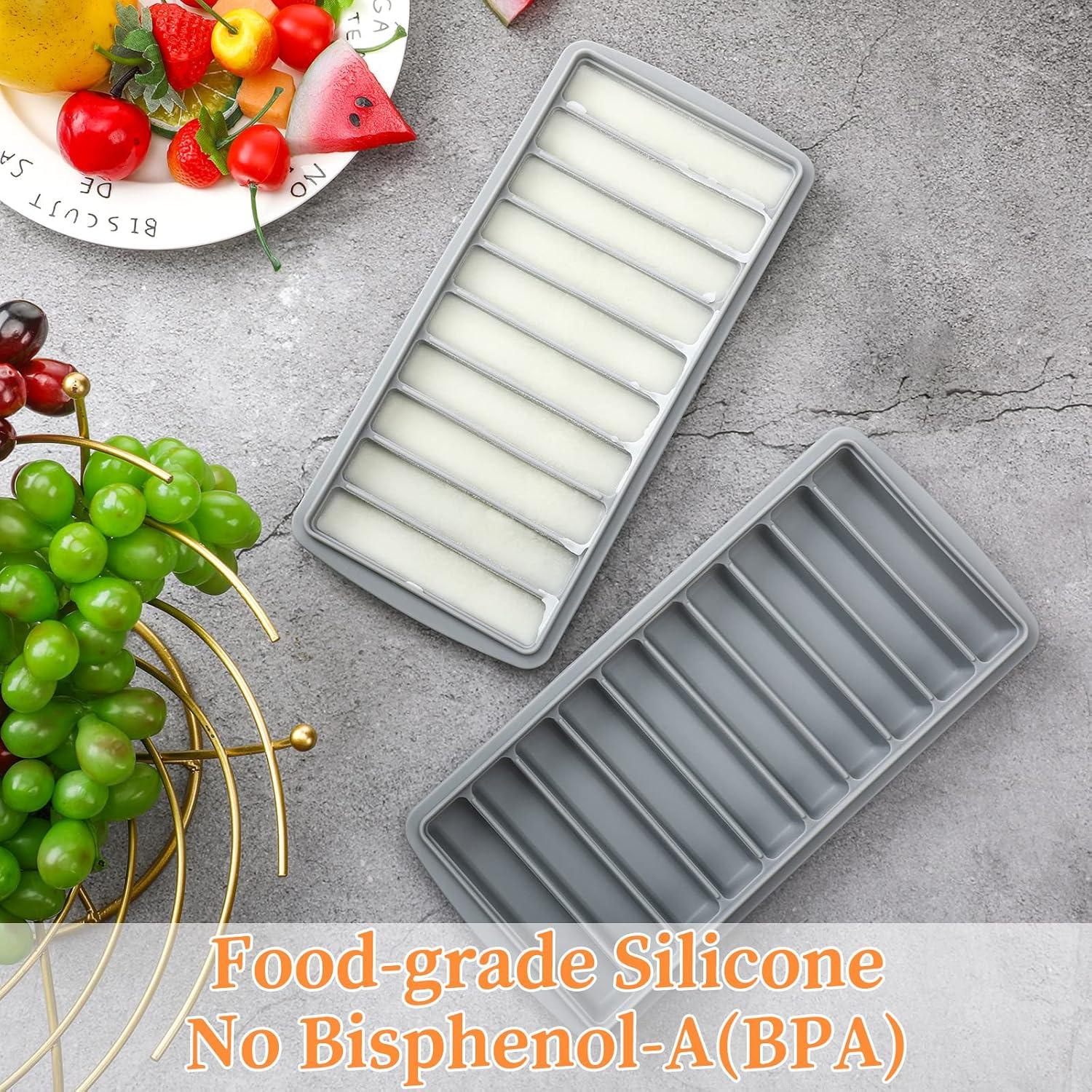 Contenedor de Almacenamiento de Leche Materna Eaasty 20 Piezas Gris